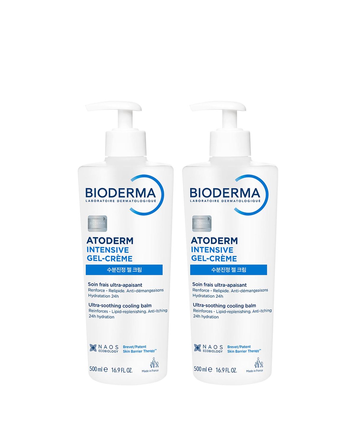 바이오더마(BIODERMA) [2개 구성] 아토덤 인텐시브 젤 크림 500ml (수딩젤) x2