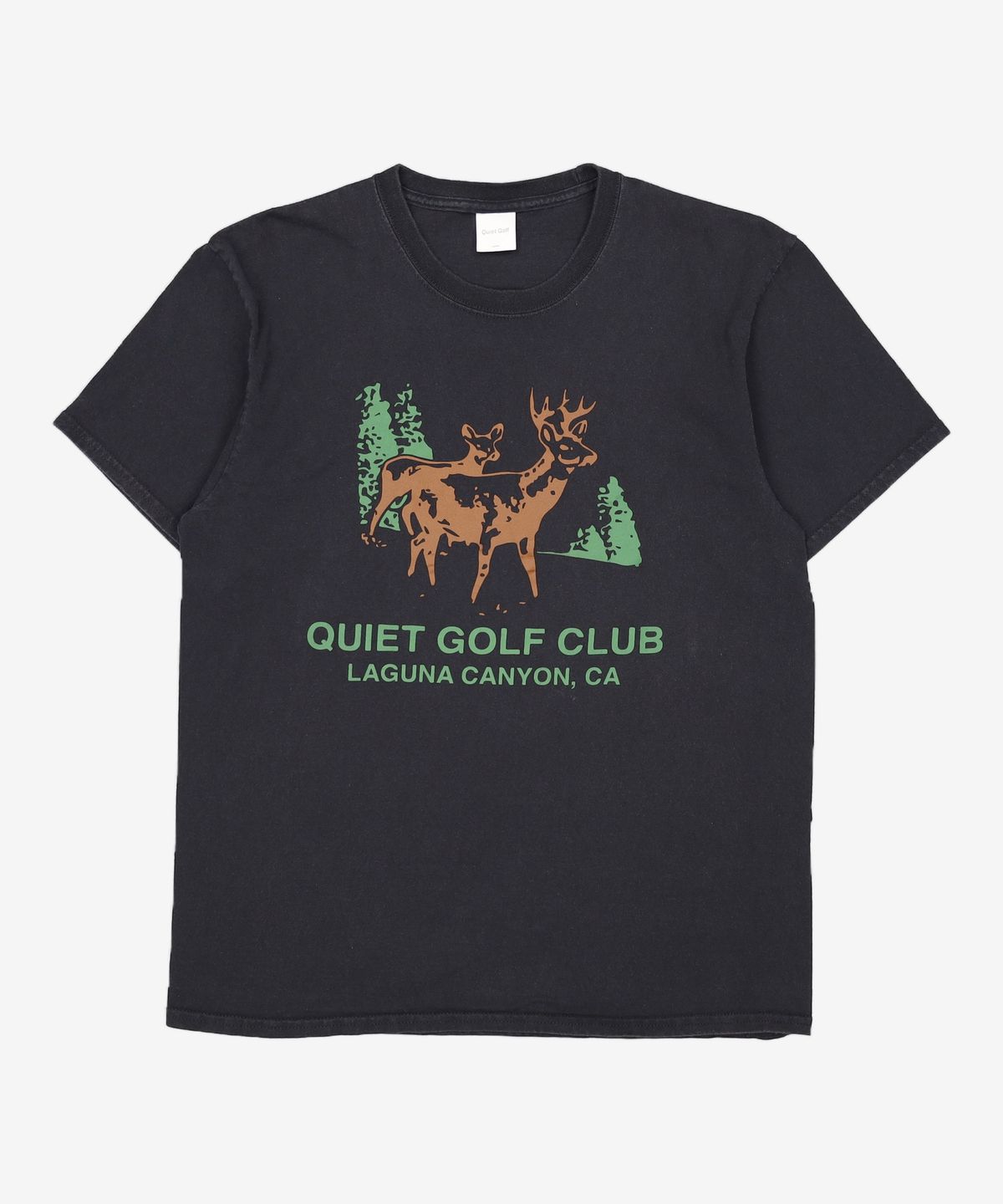 콰이어트 골프(quiet golf) 반소매 티셔츠 L