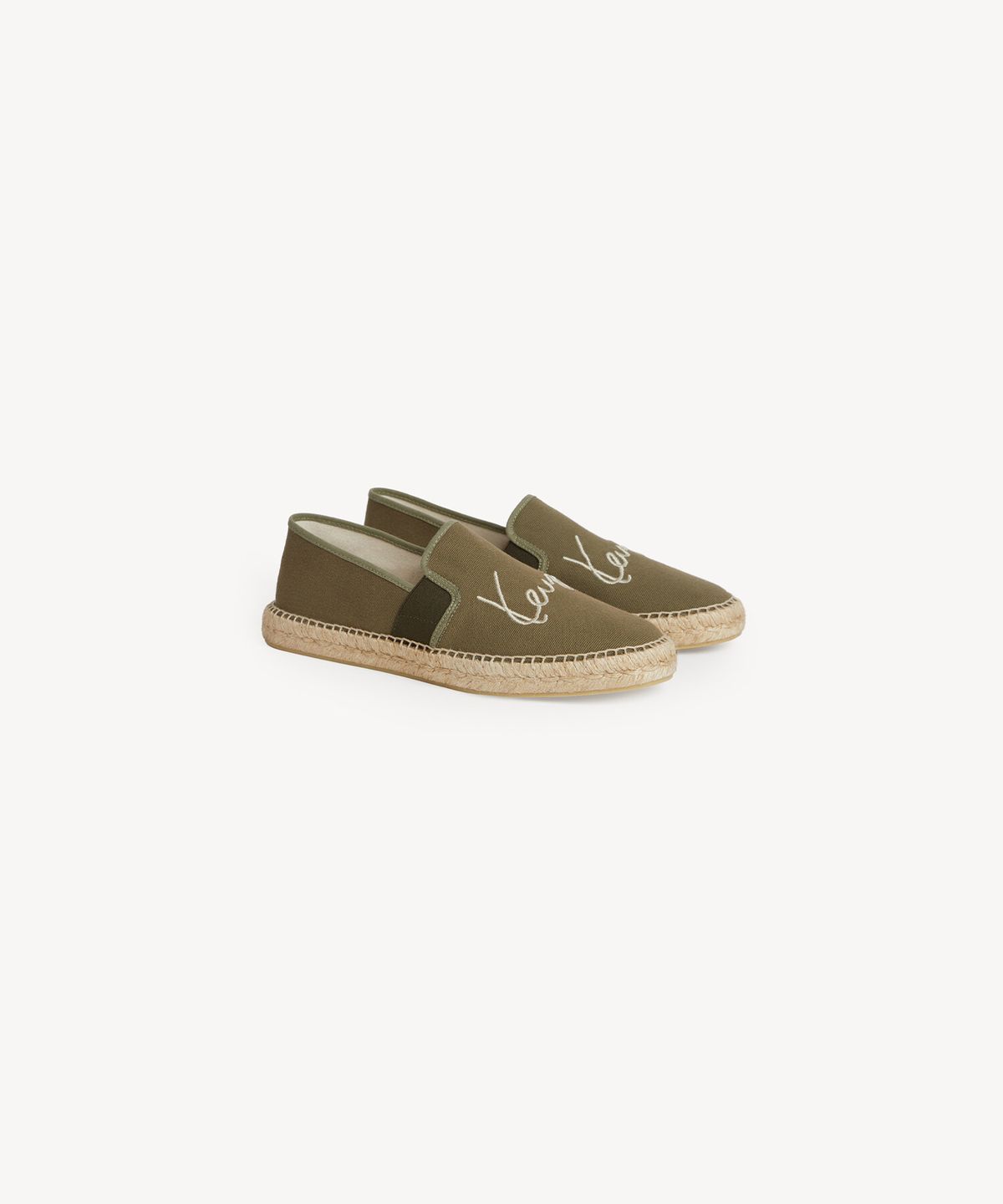 겐조(KENZO) 남성 프리 컬렉션 에스파드리유 엘라스틱 슬립온_K263AOS102KAX