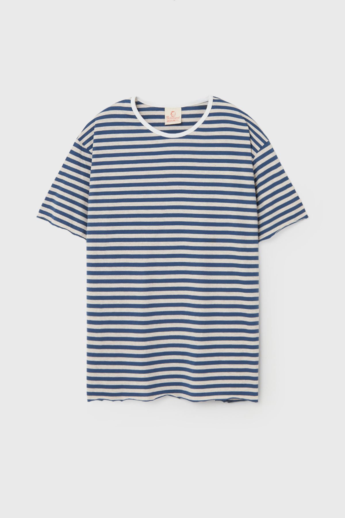 벌스데이수트(BIRTHDAYSUIT) BEE LINE TEE (BLUE)
