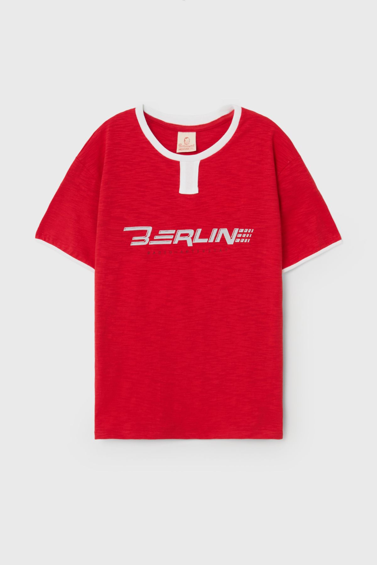 벌스데이수트(BIRTHDAYSUIT) CITY SOUVENIR TEE BERIN (RED)