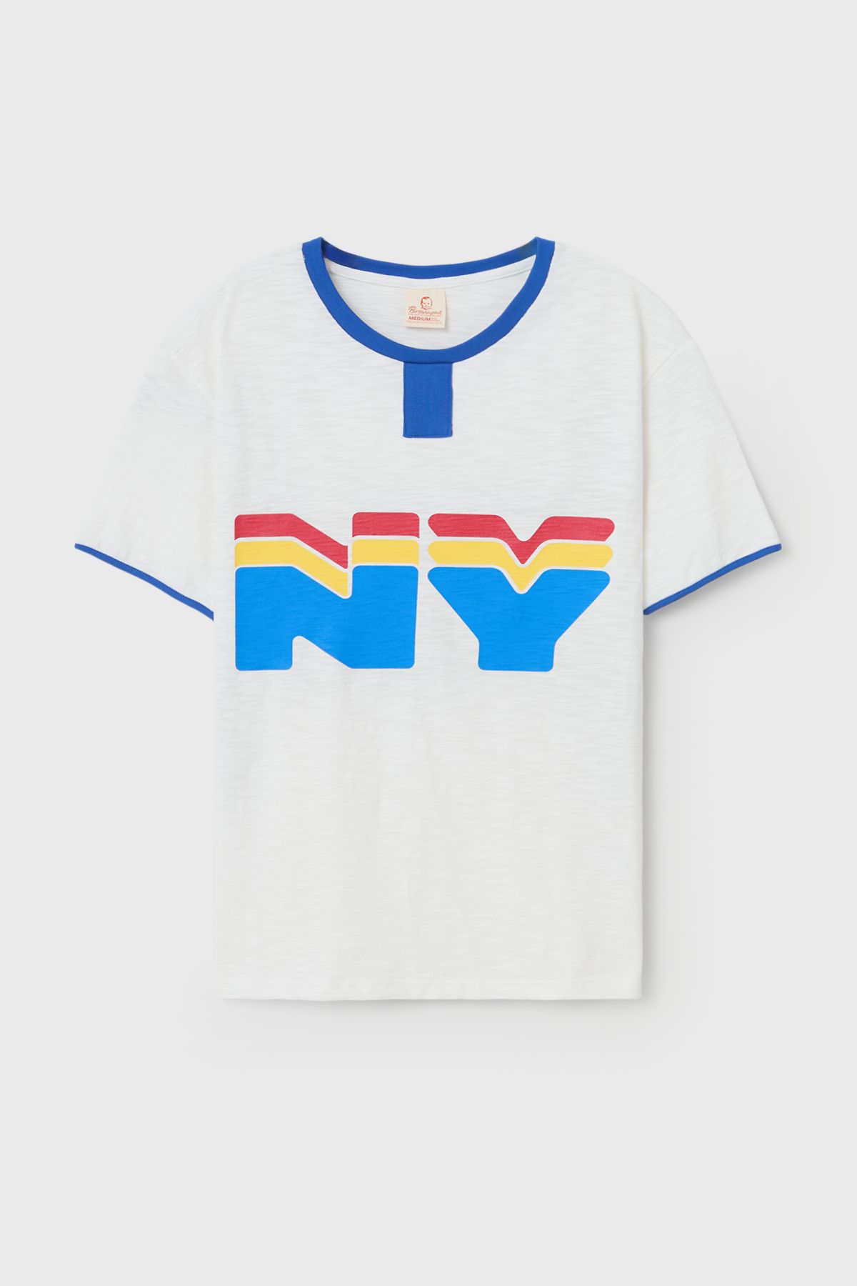 벌스데이수트(BIRTHDAYSUIT) CITY SOUVENIR TEE NEW YORK (WHITE)