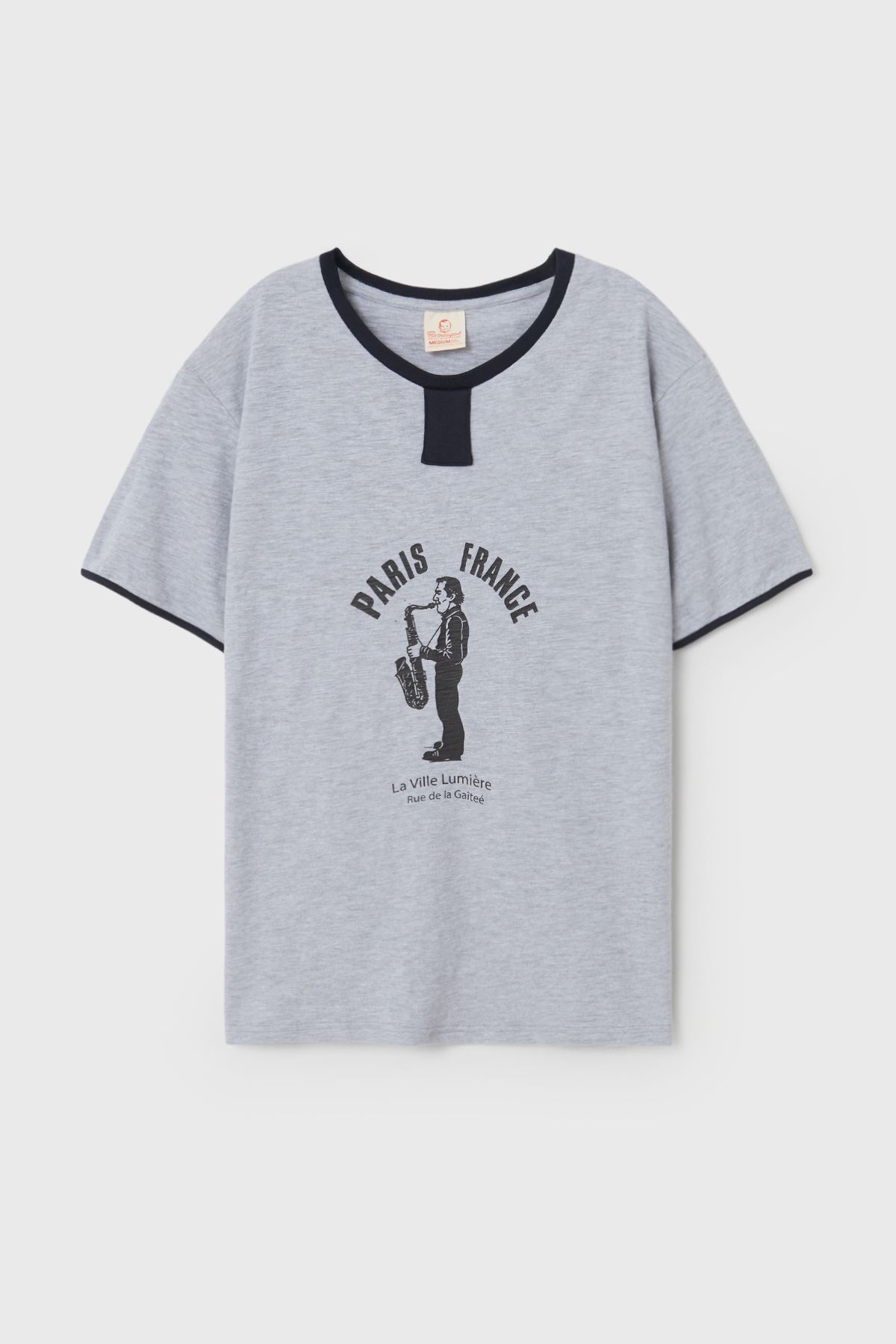 벌스데이수트(BIRTHDAYSUIT) CITY SOUVENIR TEE PARIS (CHARCOAL)