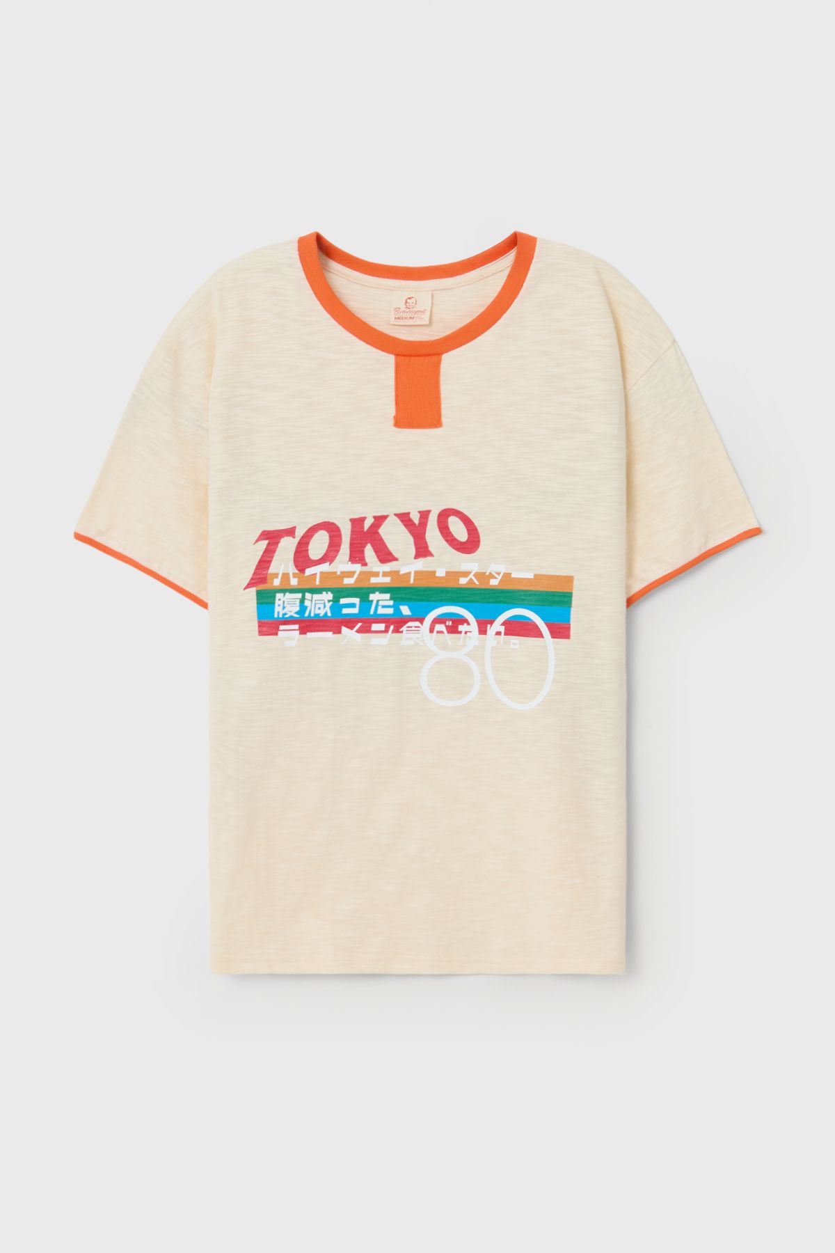 벌스데이수트(BIRTHDAYSUIT) CITY SOUVENIR TEE TOKYO (IVORY)