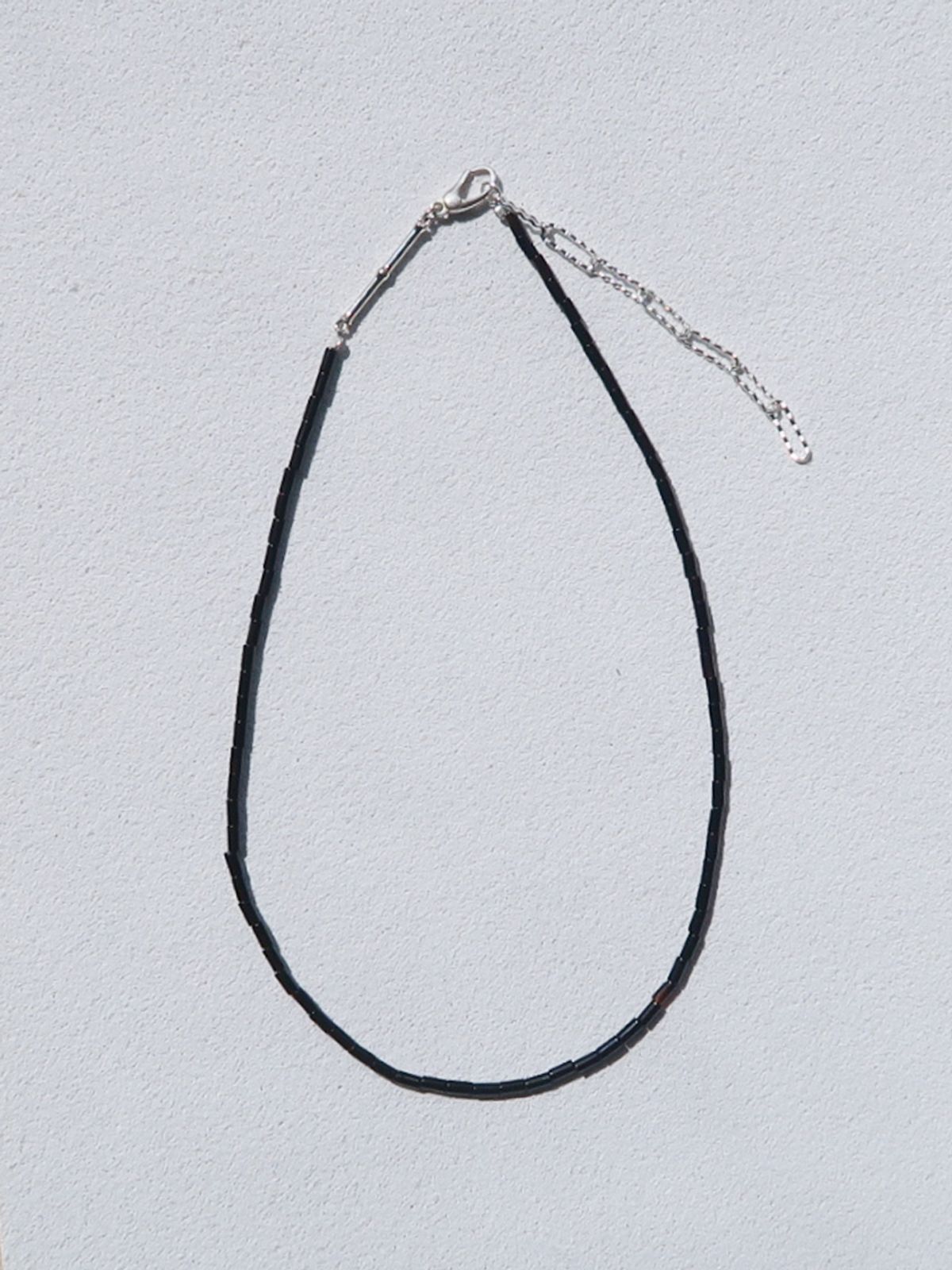 마호가니(MAHOGANI) BLACK BAMBOO NECKLACE