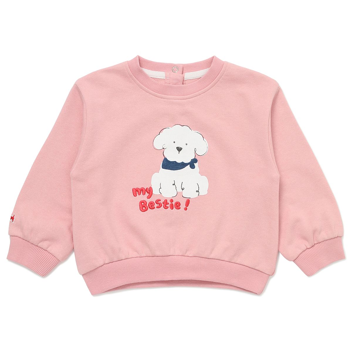 블루독 베이비(BLUEDOGBABY) 화이트도기 스웨트셔츠 (45A14-334-04)