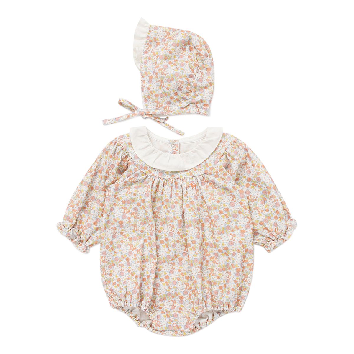 블루독 베이비(BLUEDOGBABY) 소프트 플라워 바디수트 (45A13-604-05)