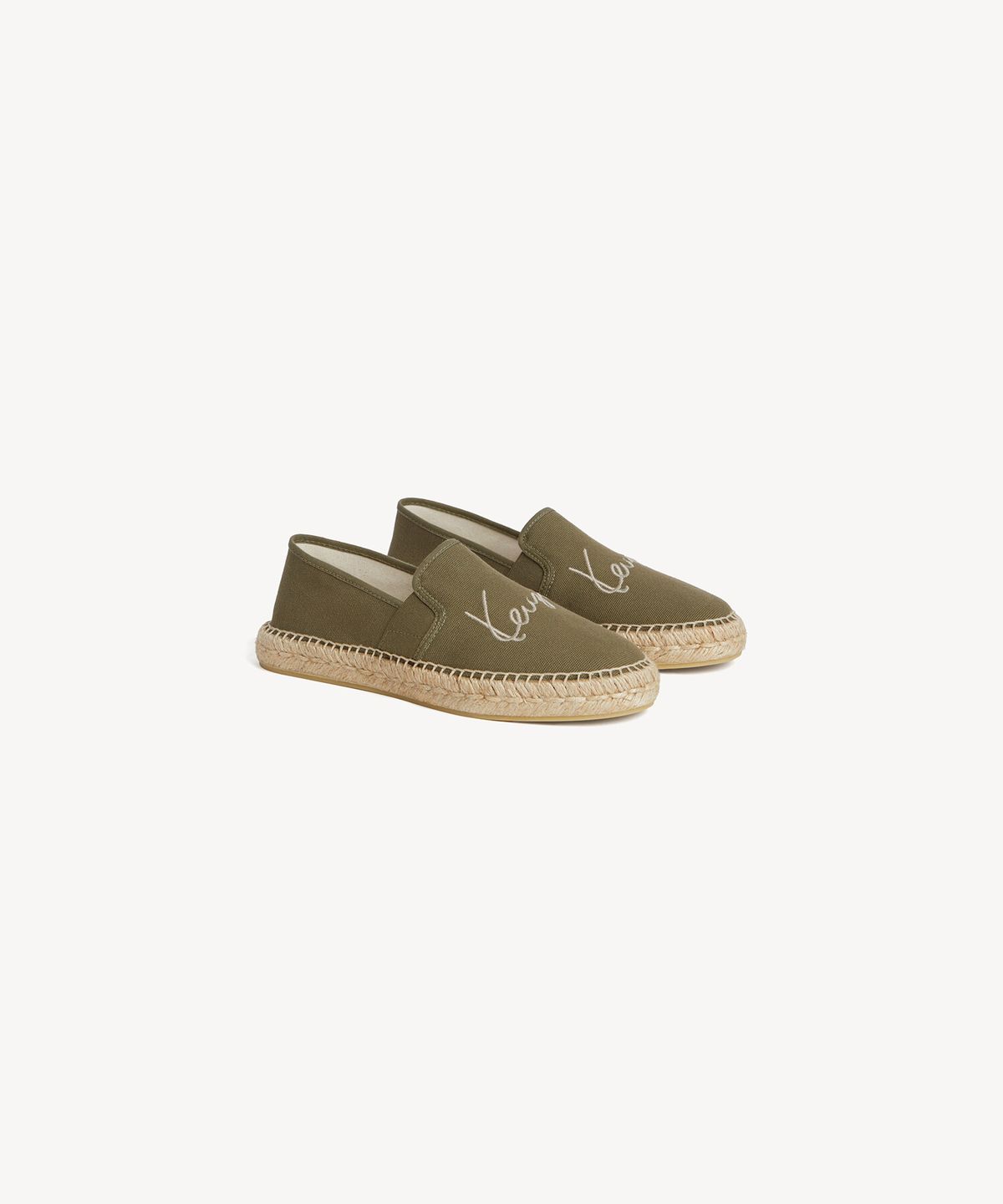 겐조(KENZO) 여성 프리 컬렉션 에스파드리유 엘라스틱 슬립온_K263AOS112KAX