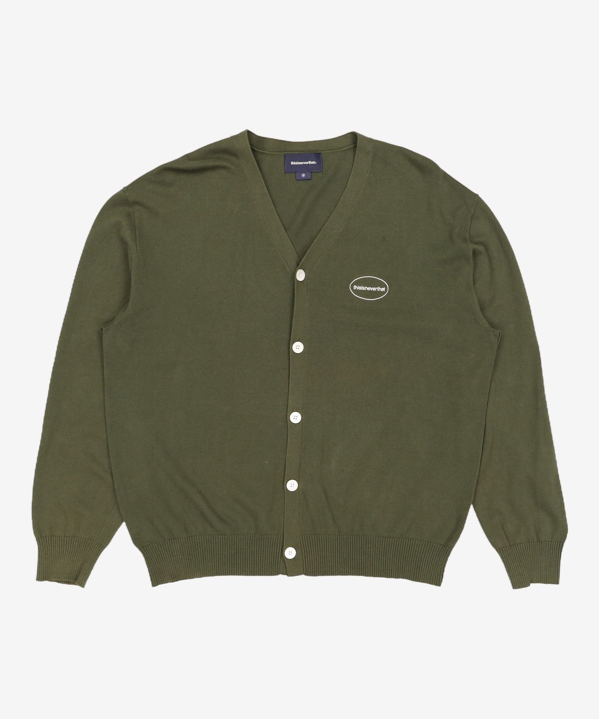 디스이즈네버댓(THISISNEVERTHAT) E/T-Logo Knit Cardigan Black M