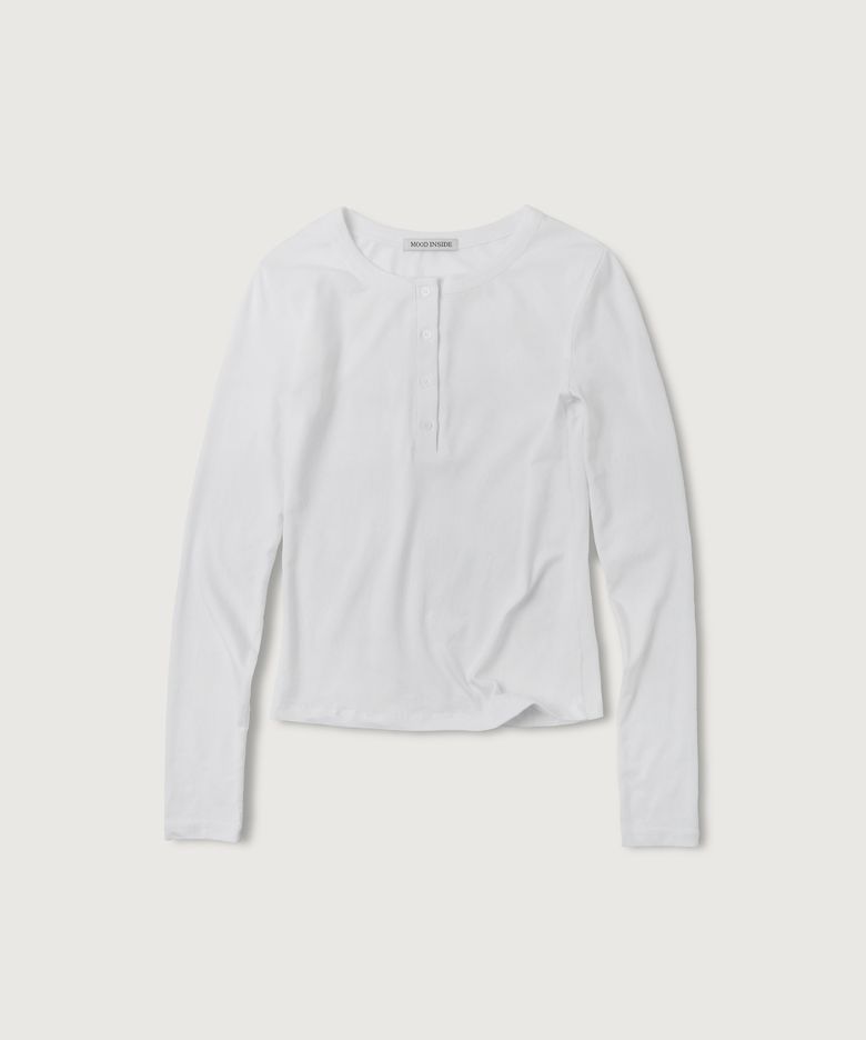 [한빛 PICK] (woman) 머스크 모달 헨리넥 티셔츠_4Color
