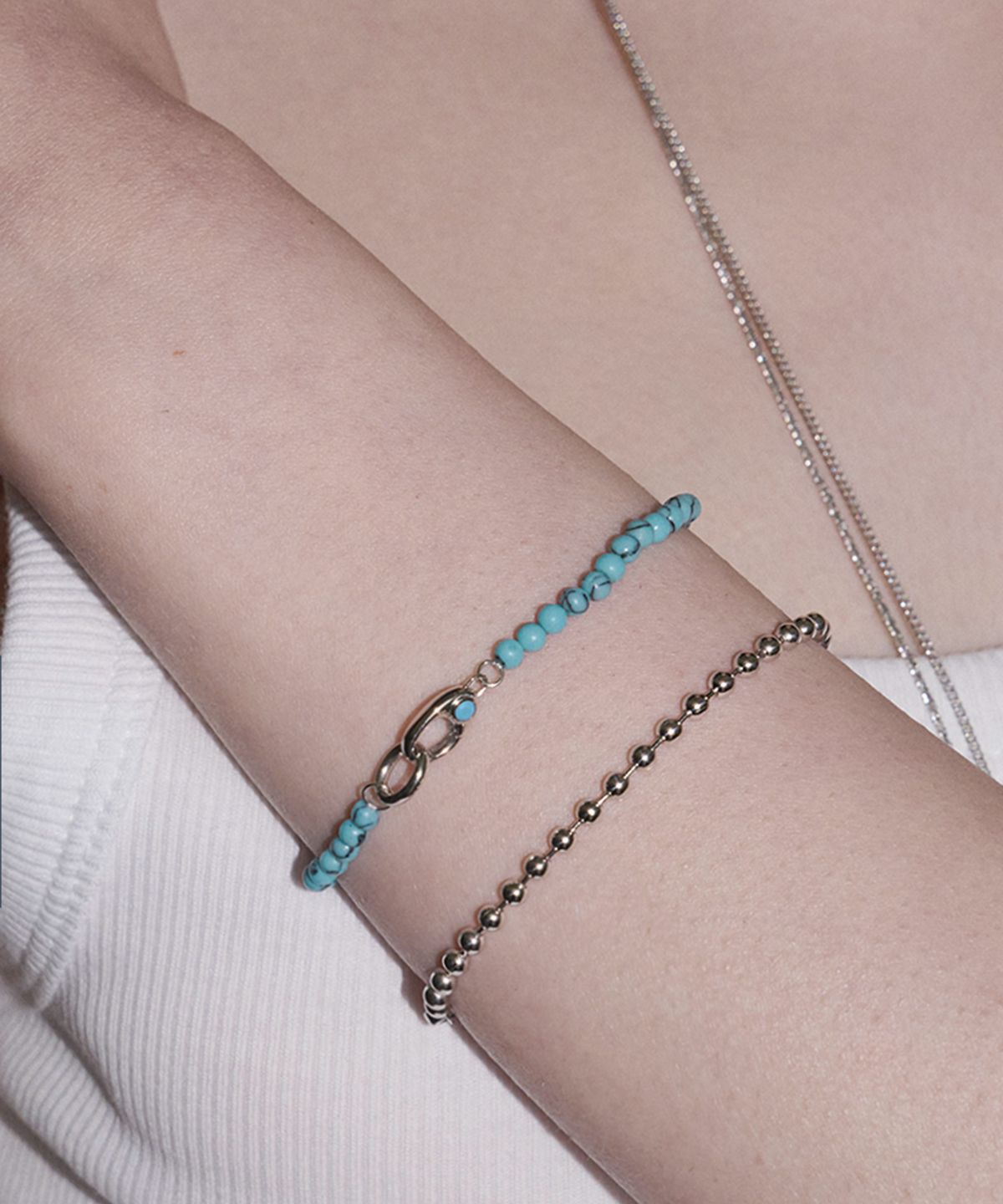 리스(LISSE) [925 SILVER] TURQUOISE LINK B