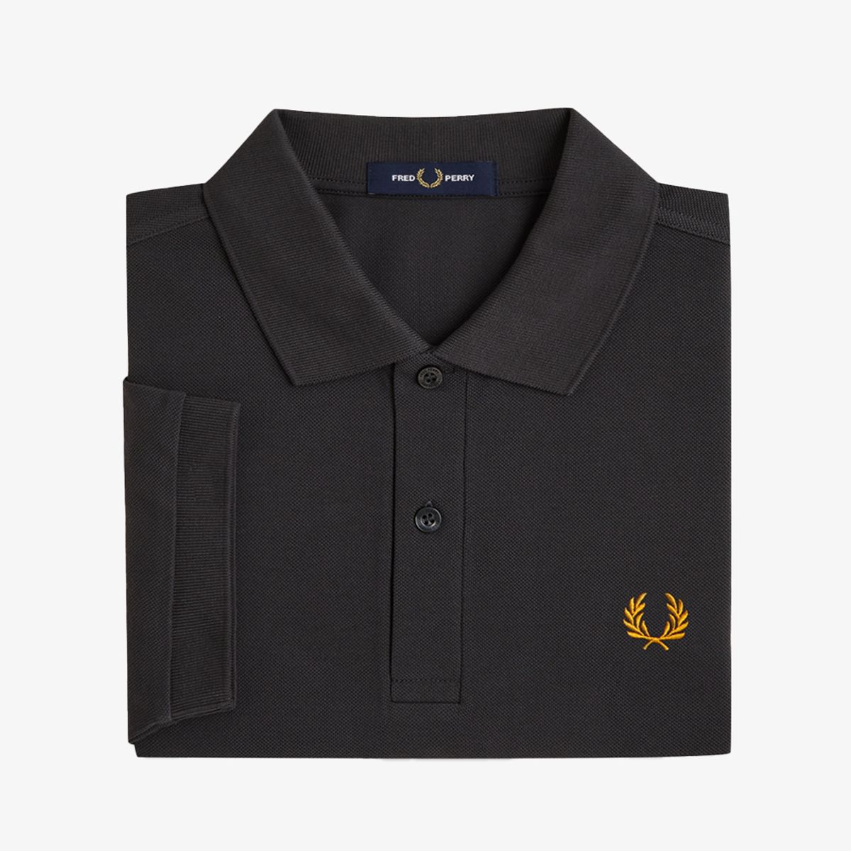 프레드페리(FRED PERRY) [M6000] 플레인 프레드페리 셔츠 - 앵커그레이/골든 AFPM2G36000-85C
