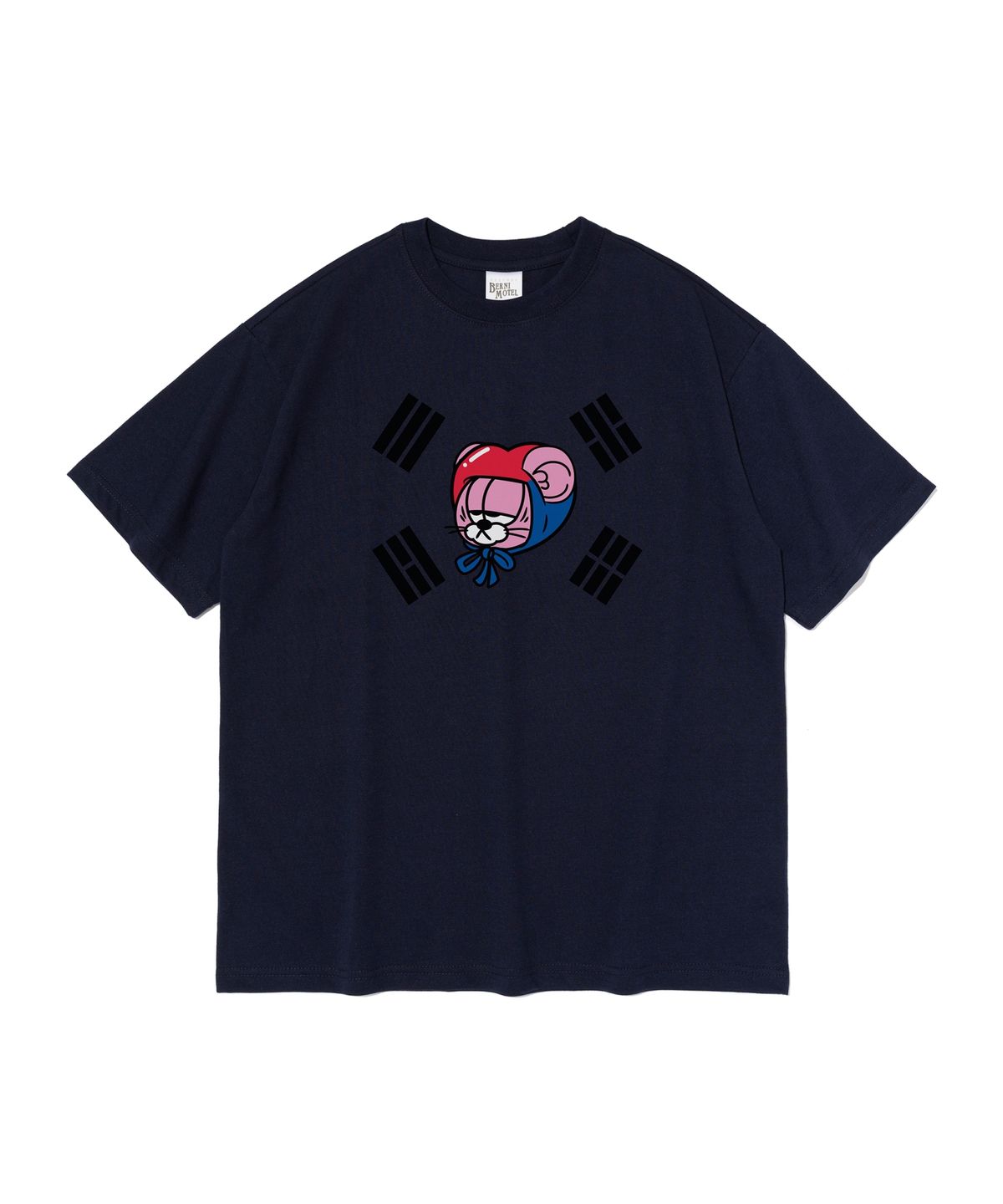 베르니(BERNI) 태극 반팔티 (네이비)