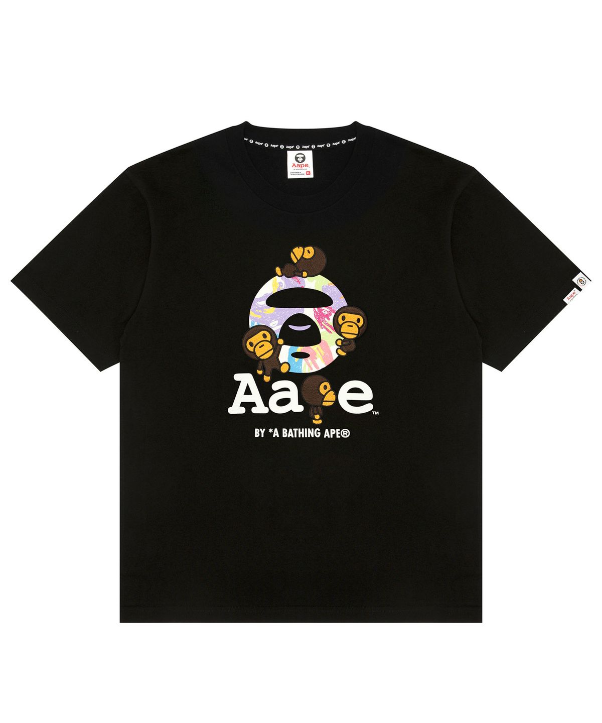 에이프(AAPE) AAPE X BABY MILO STORE Short Sleeve tee / AAPTEM9861XXQBKX