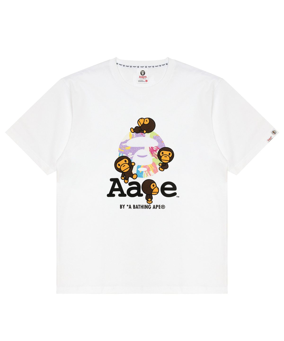 에이프(AAPE) AAPE X BABY MILO STORE Short Sleeve tee / AAPTEM9861XXQWHX