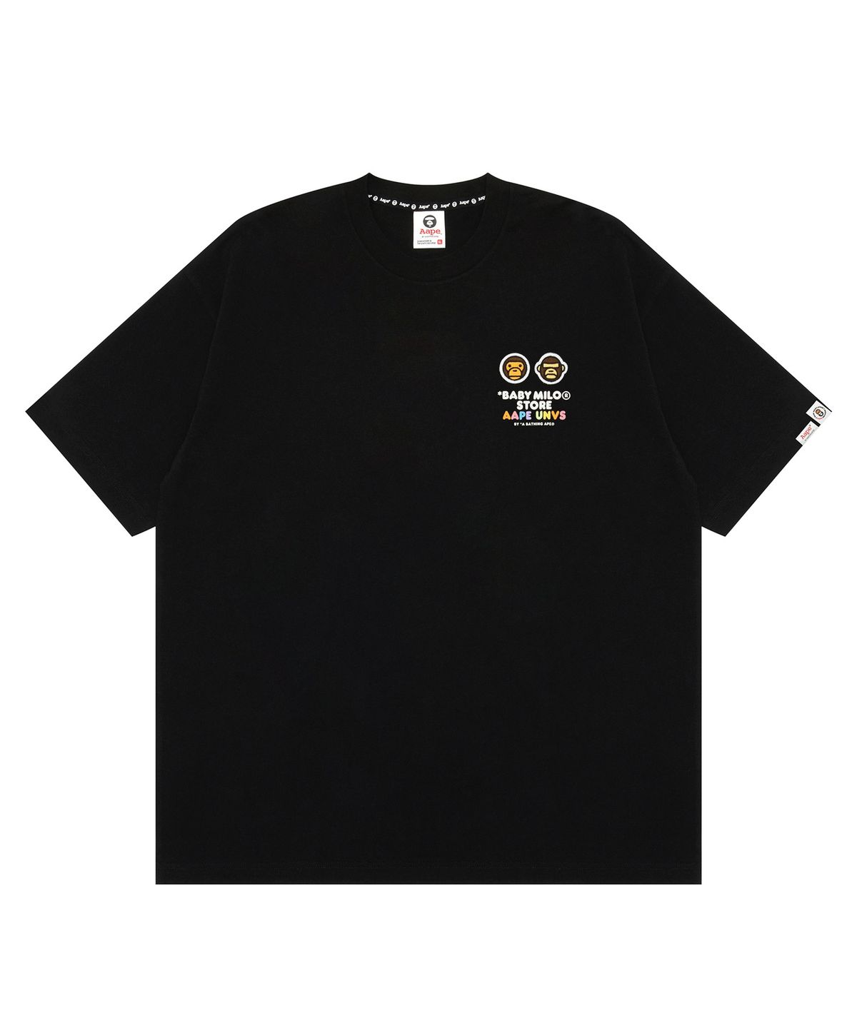 에이프(AAPE) AAPE X BABY MILO STORE Short Sleeve tee / AAPTEM9862XXQBKX