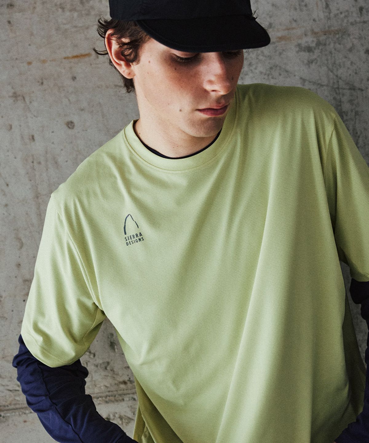 시에라디자인(SIERRA DESIGNS) 플린트 폴라텍 파워드라이 숏슬리브 LIGHT YELLOW GREEN