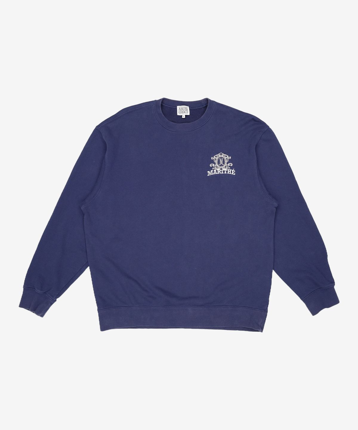 마리떼 프랑소와 저버(MARITHÉ + FRANҪOIS GIRBAUD) VINTAGE SYMBOL LOGO SWEATSHIRT heather gray XL