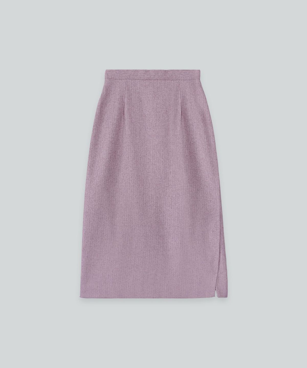 더밀루이(THEMILUI) Nerd a wool skirt (Pink Lavender)