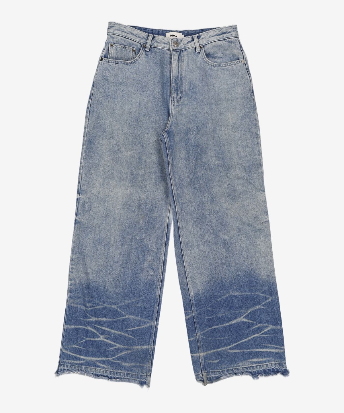 엠엠지엘(MMGL) DENIM FLARED PANTS (BLACK) 3