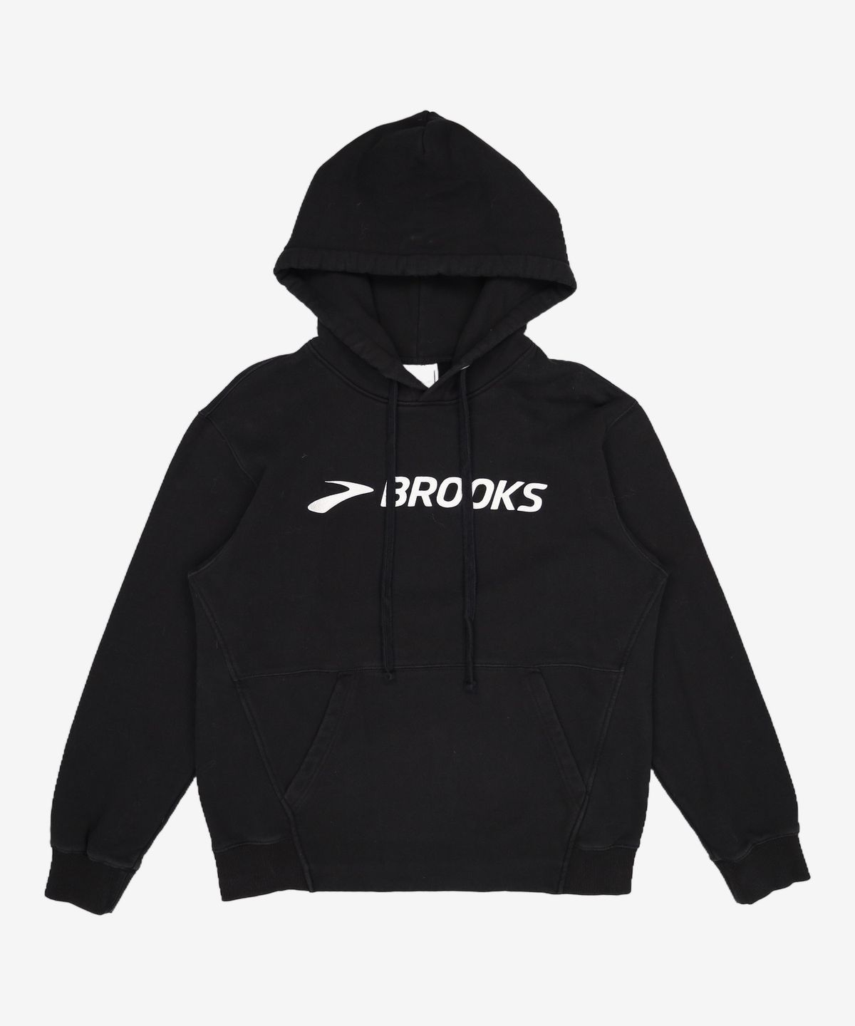 브룩스(BROOKS) [춘천마라톤] Unisex 루즈핏 자수 후드티 블랙 (BX9X41E195) M
