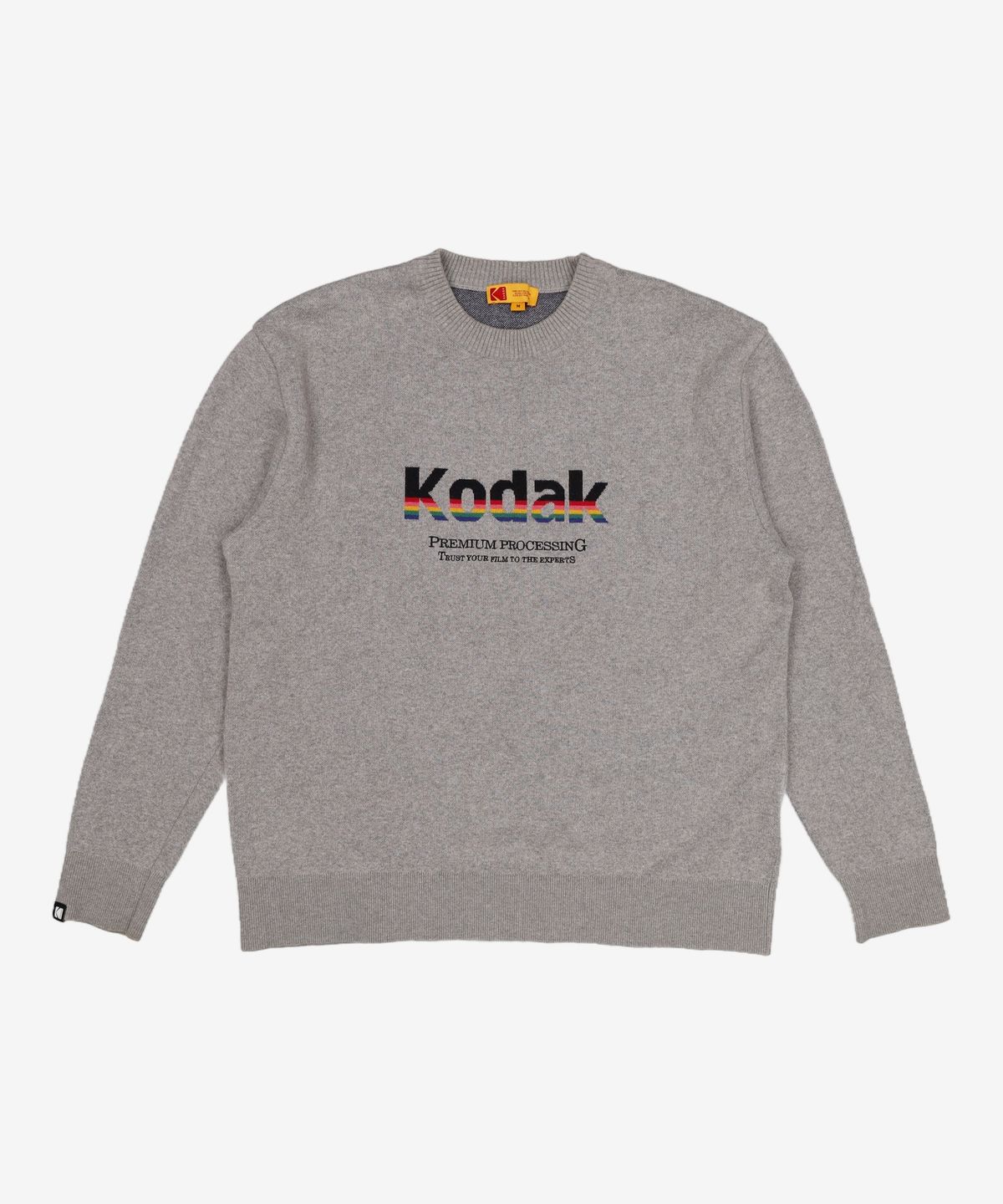 코닥(KODAK) 레인보우 캐시미어 스웨터 M.GREY 95