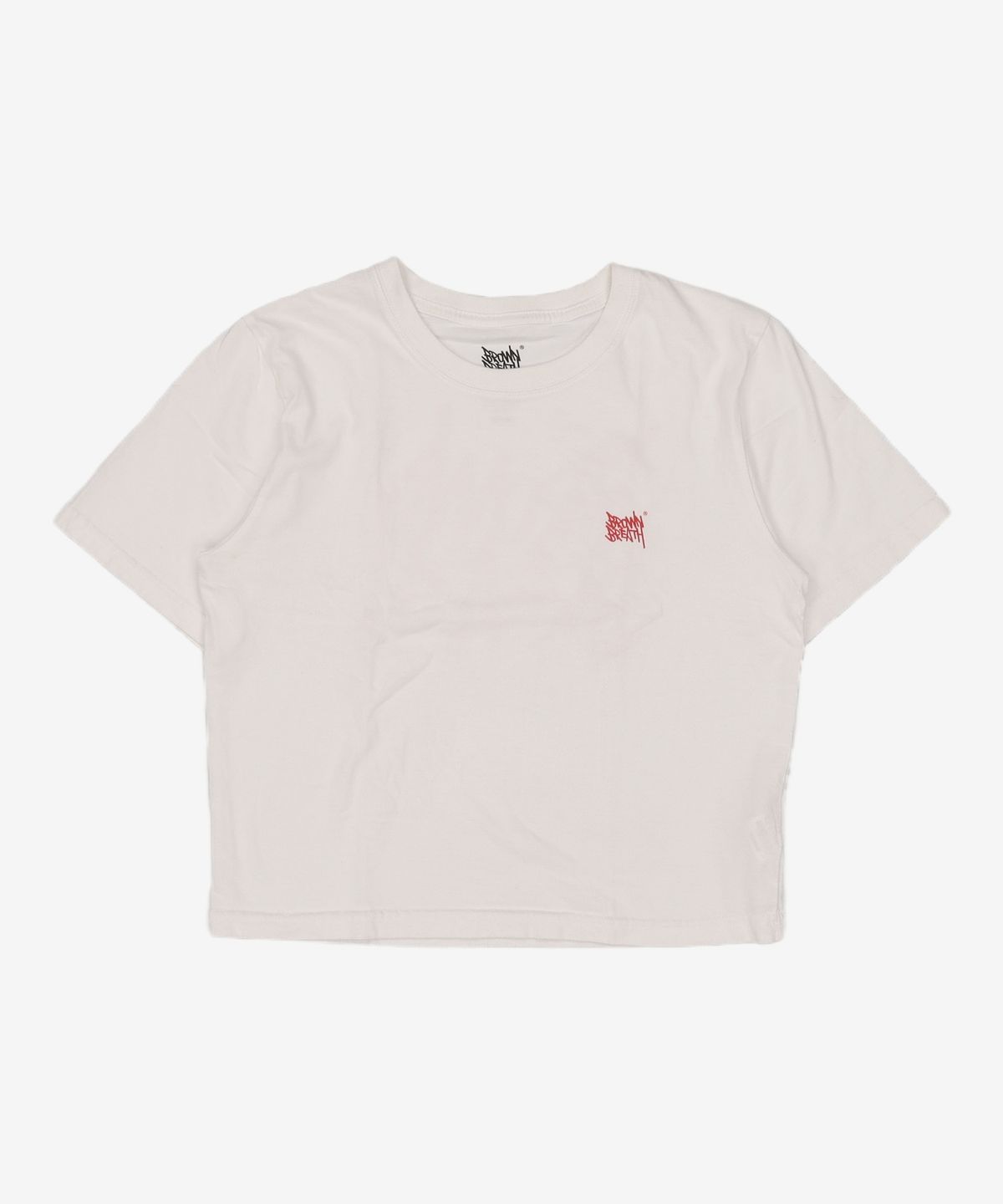 브라운브레스(BROWNBREATH) W TAG CROP TEE - WHITE M