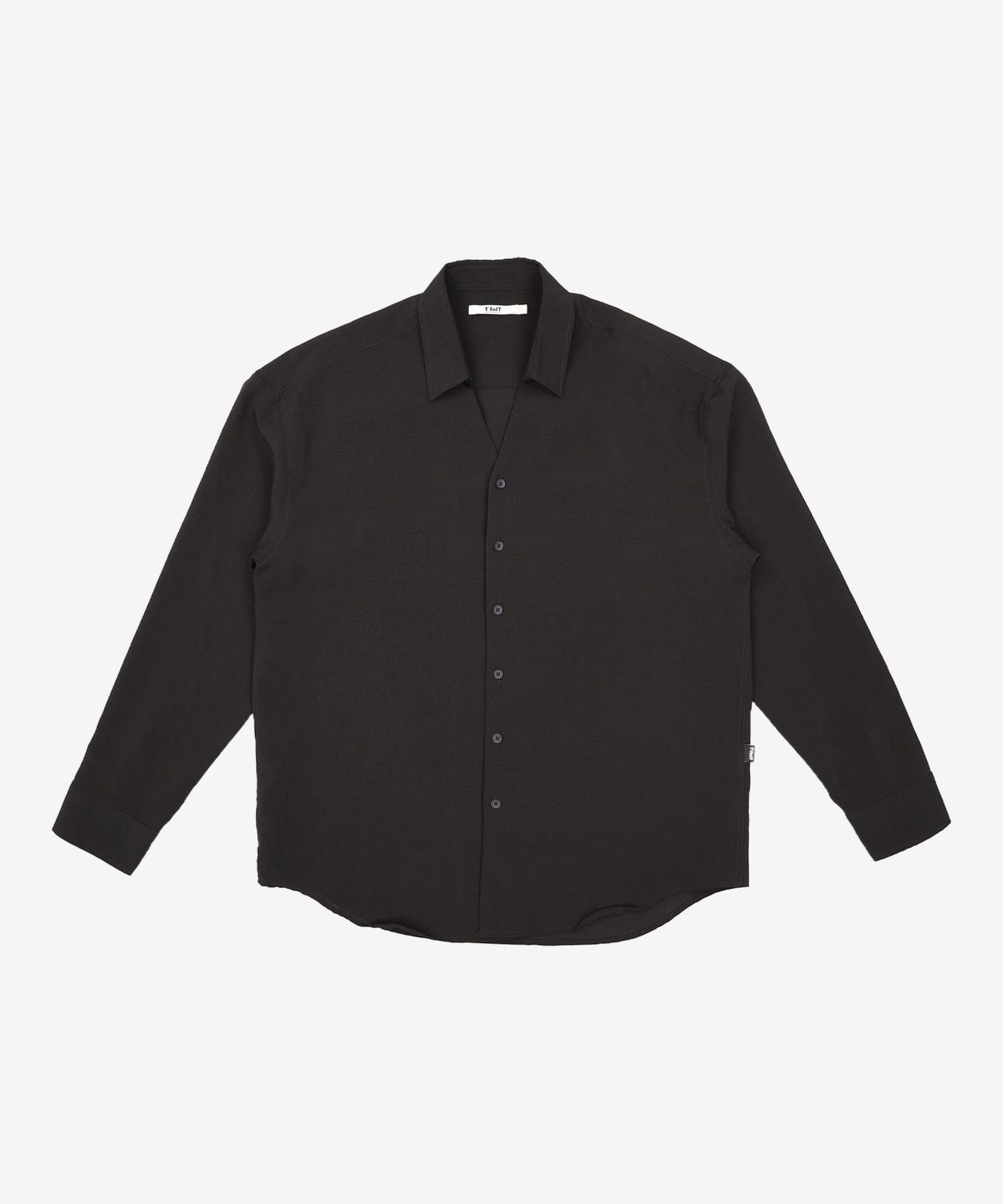 원소프트(1'SOFT) 루즈핏Y넥셔츠 LOOSE FIT Y NECK SHIRT L