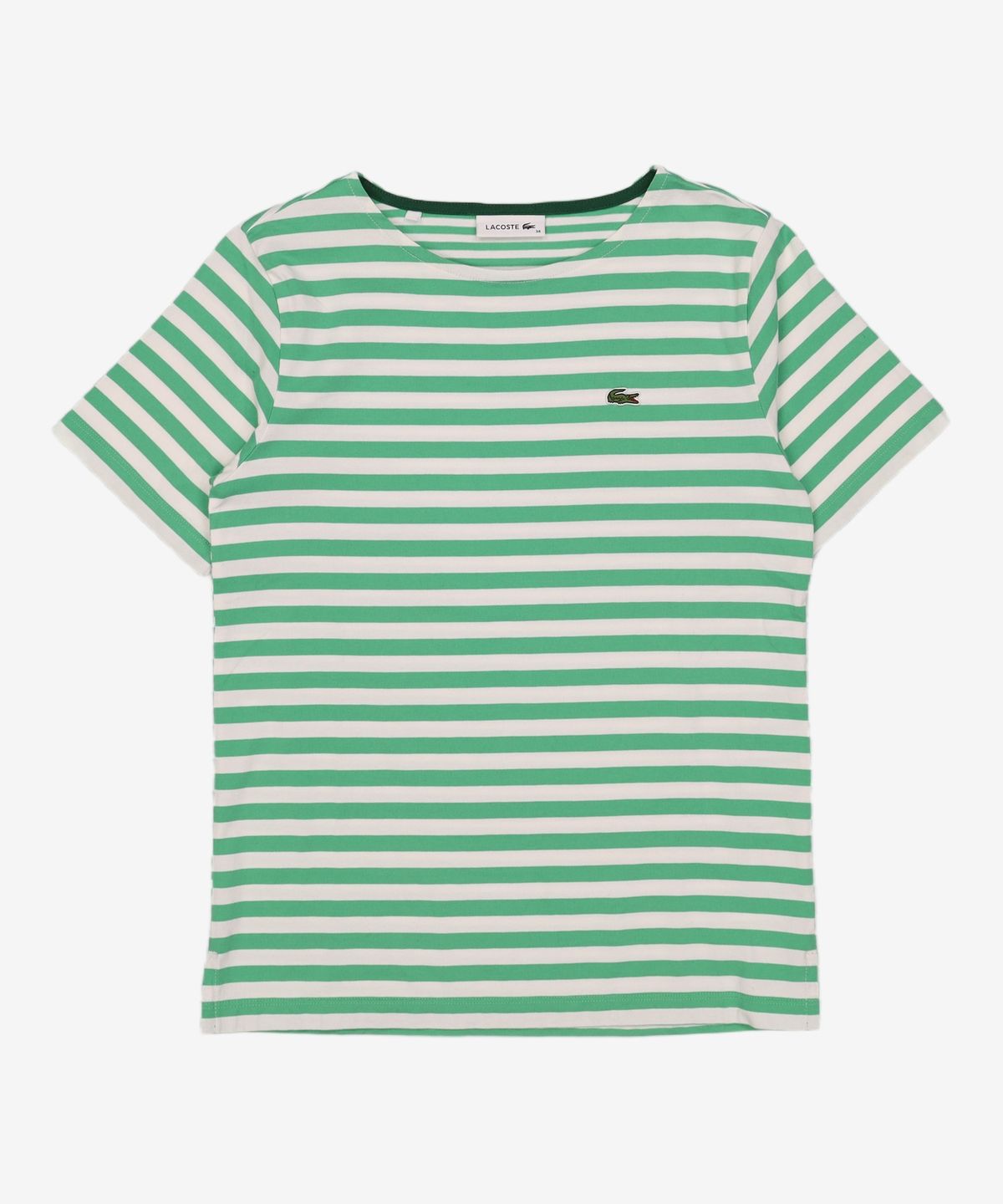 라코스테(LACOSTE) 여성 스트라이프 패턴 반팔티셔츠 TF060E-52G KFV 34