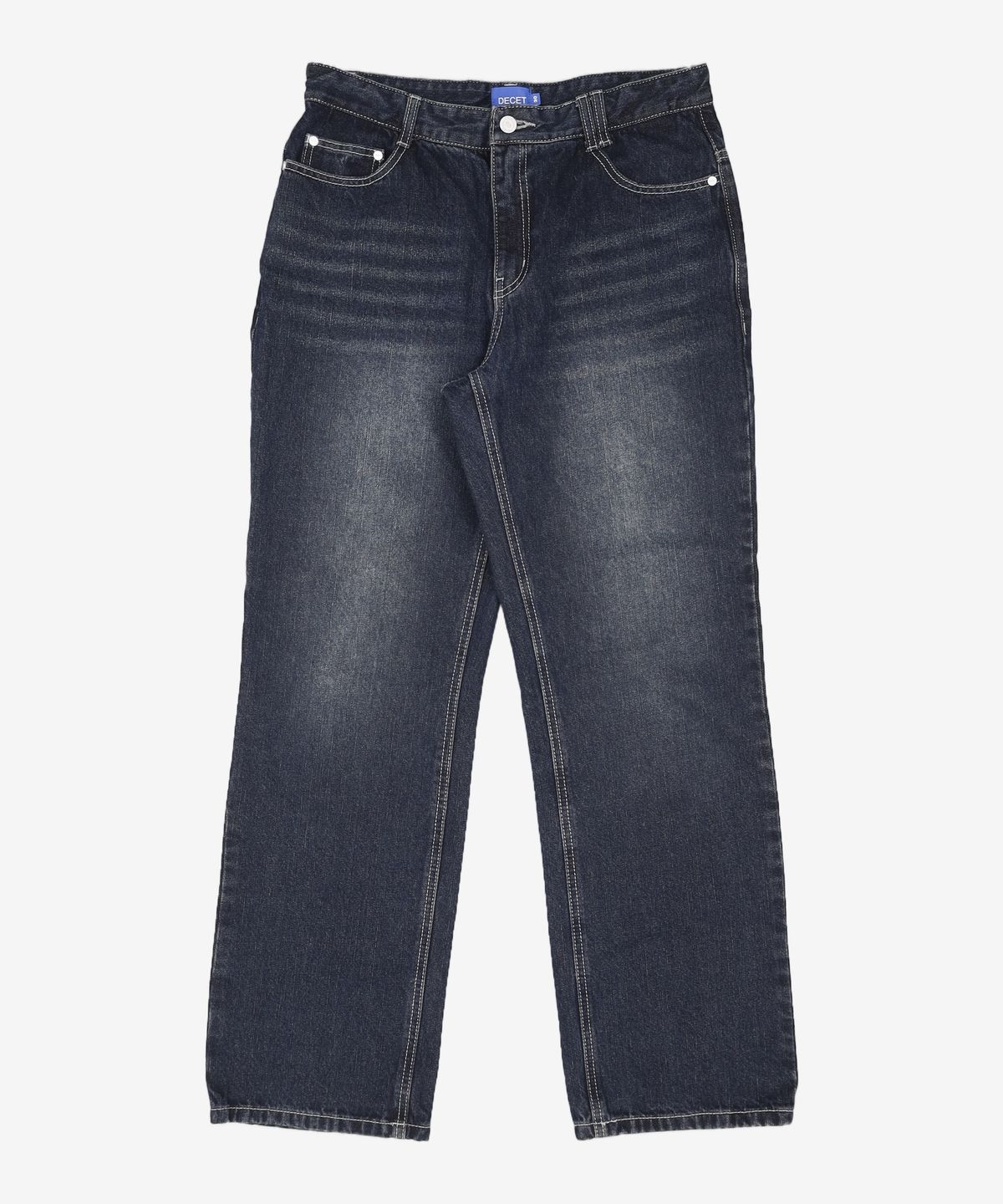 데케트(DECET) [AMC 데님]Dawn Semi Wide Jeans DCPT002AshBlack 30