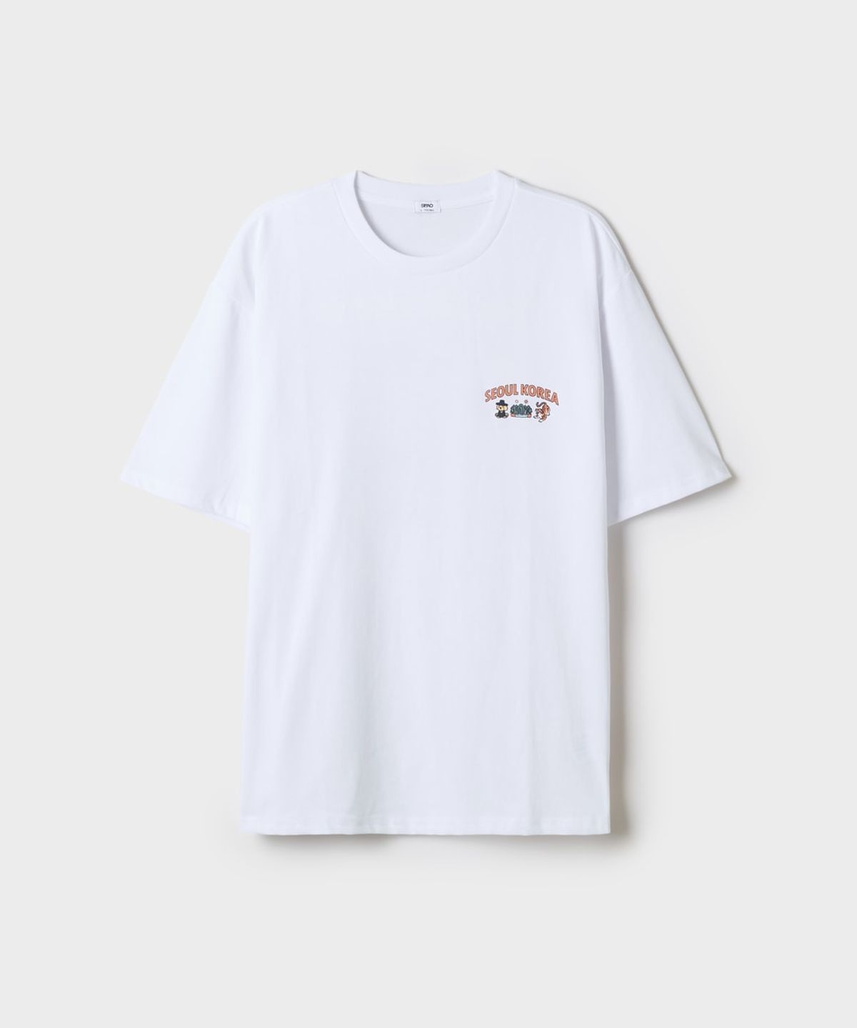 스파오(SPAO) (우디) 프렌즈x서울 반팔티_SPRPGA9C81