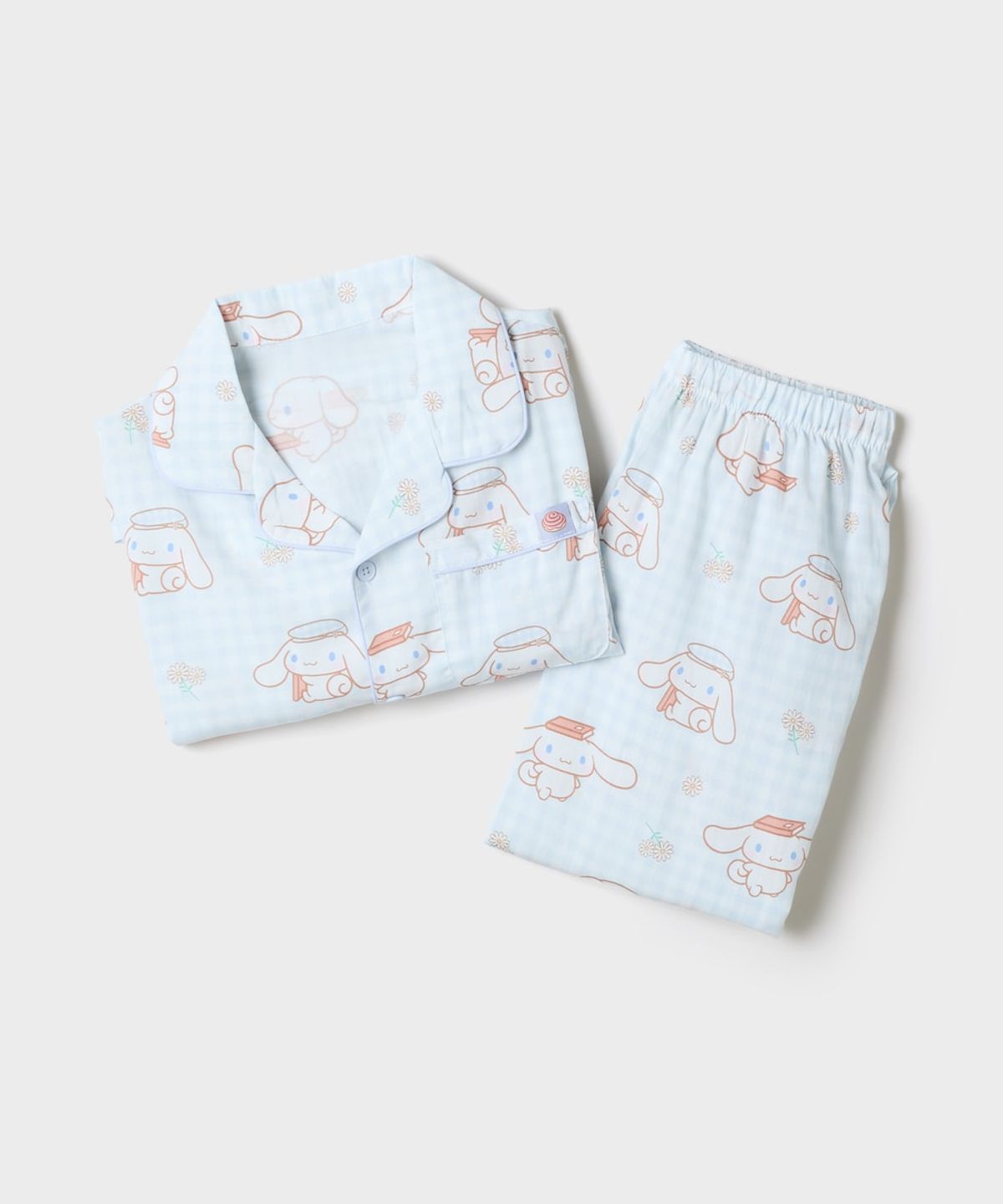 스파오 키즈(SPAO KIDS) [키즈] (산리오캐릭터즈) 긴팔 파자마(Light Blue)_SPPPG49KU1