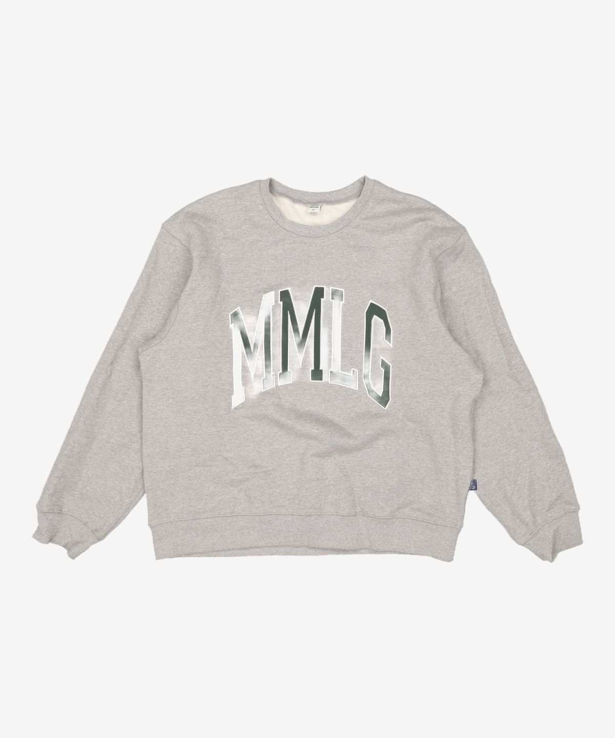 엠엠엘지(MMLG) [Mmlg] VARSITY SWEAT (EVERY GREY) L