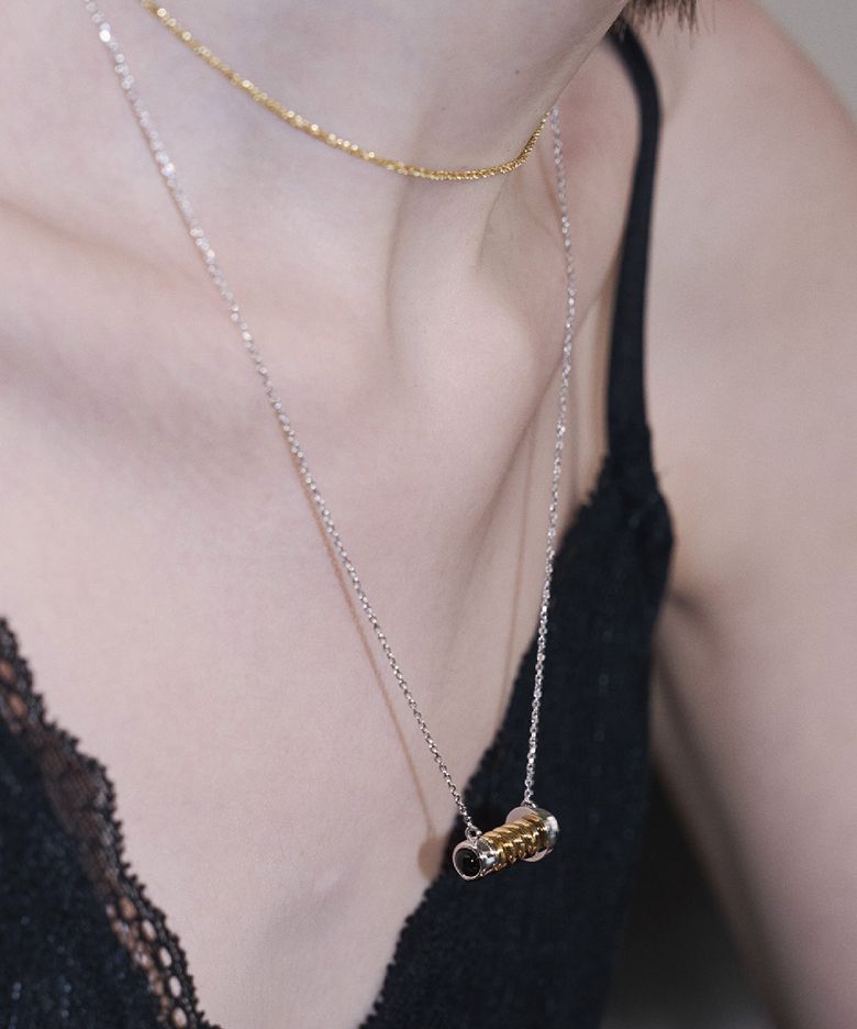 [925 SILVER] LOCK-IN ONYX N