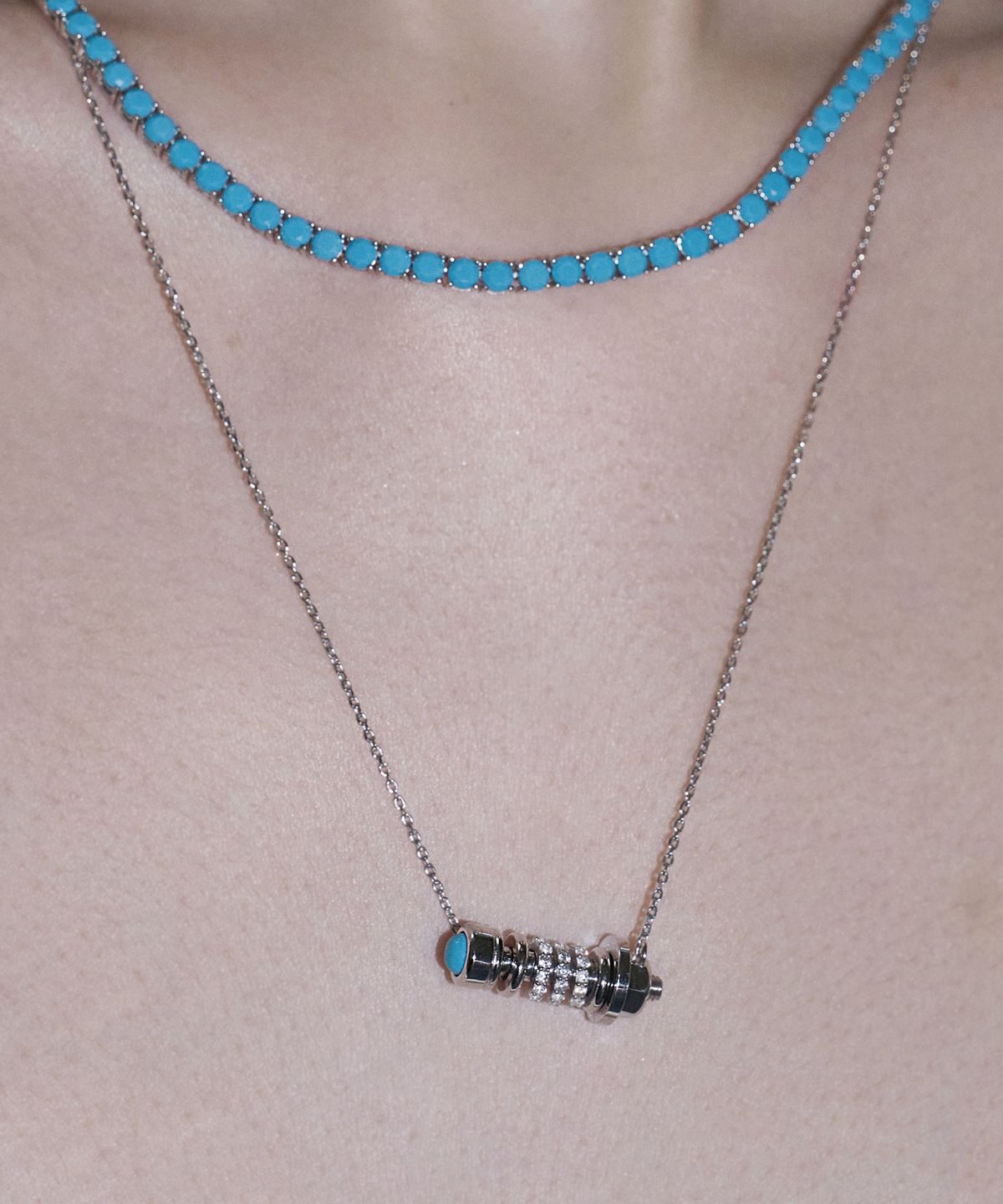 리스(LISSE) [925 SILVER] LOCK-IN TURQUOISE N
