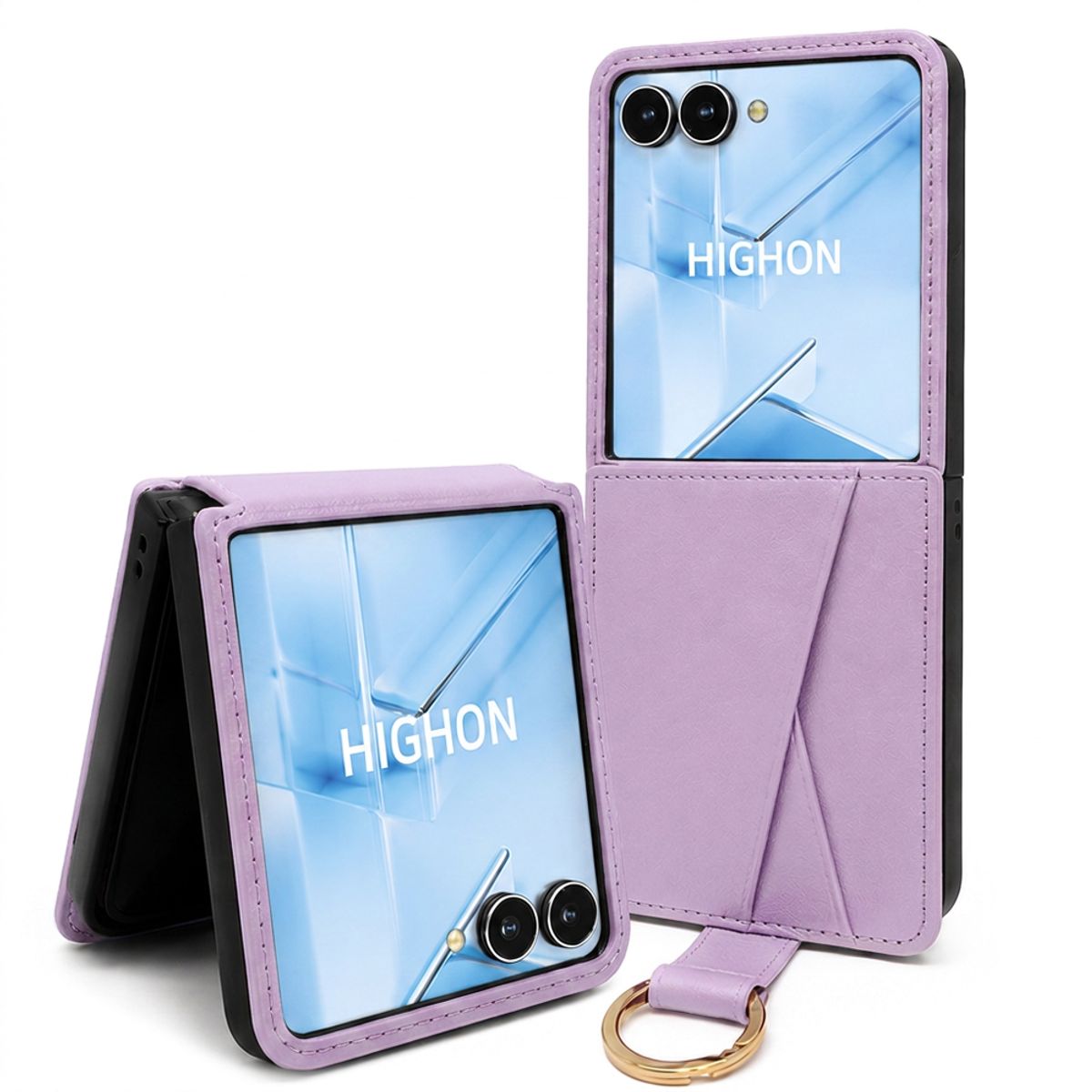 하이온(HIGHON) 갤럭시 Z플립8 케이스 가더 서플P 다이어리 가죽 지갑 힌지 보호 휴대폰 F776