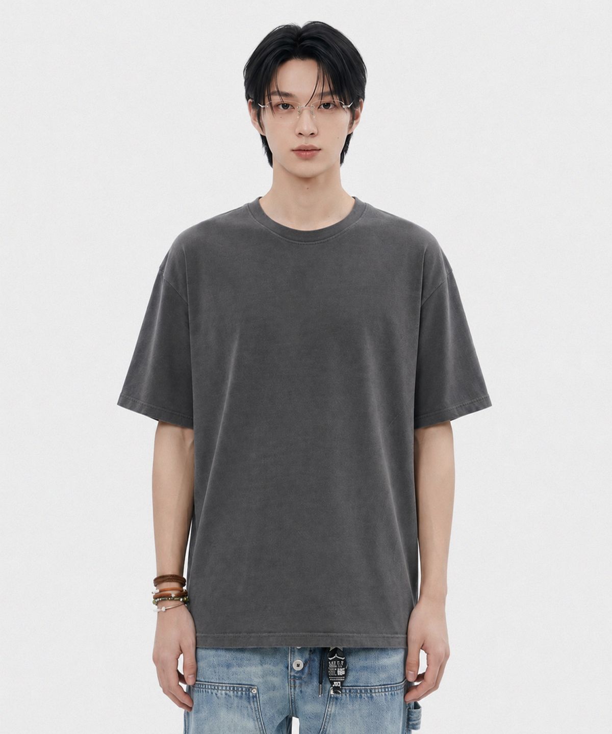 엔티이티(NTET) standard pigment-dyed short-sleeve t-shirt (3color)