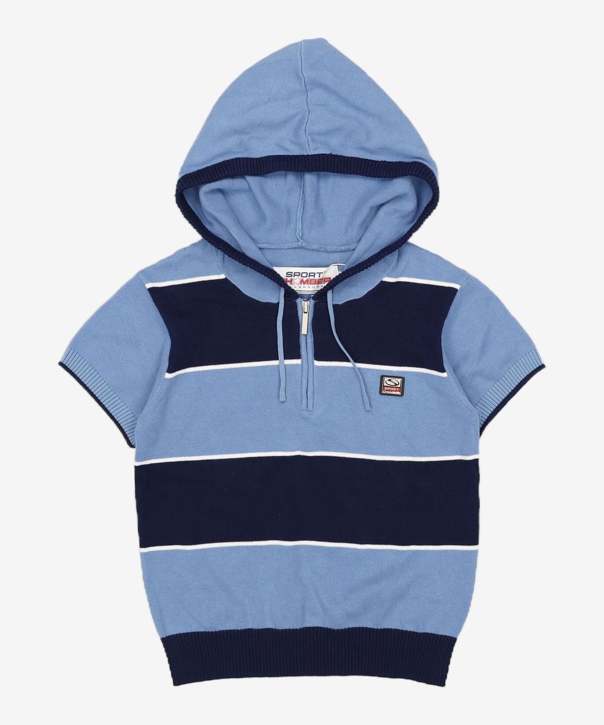 스포츠챔버(SPORT CHAMBER) SC 루프 니트 후디(스카이 블루) SIZE1