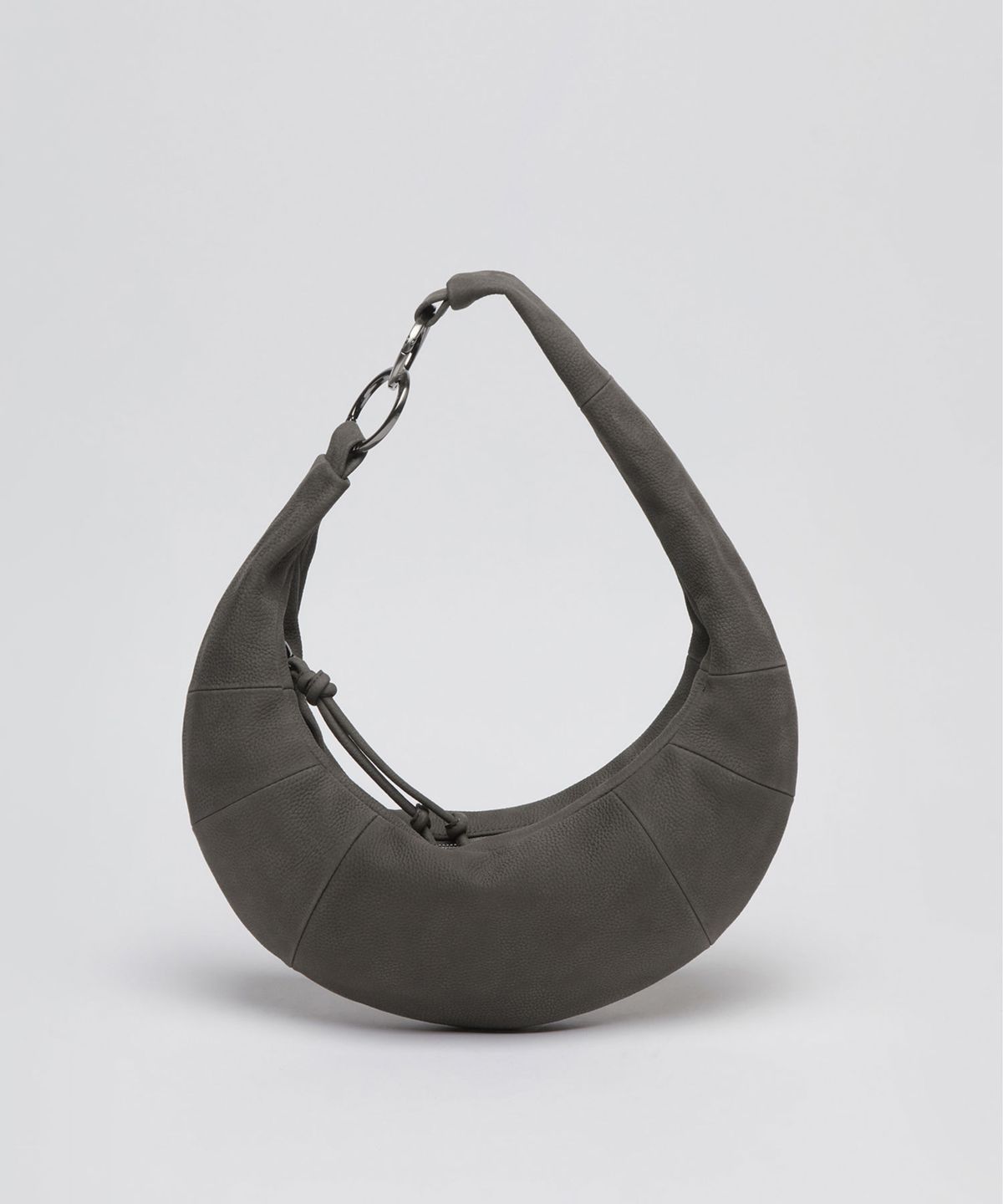 아카이브앱크(ARCHIVEPKE) Small fling hobo bag(Dusty grey)_OVBAX26256NUG