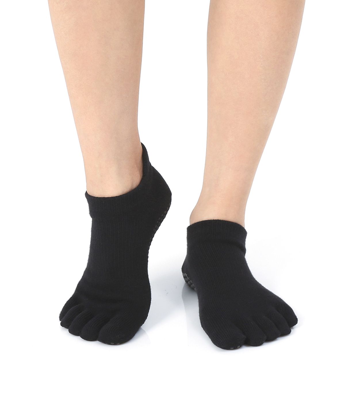 떰토(THUMBTOE) Plain Black 필라테스 양말 토삭스 미끄럼방지 삭스