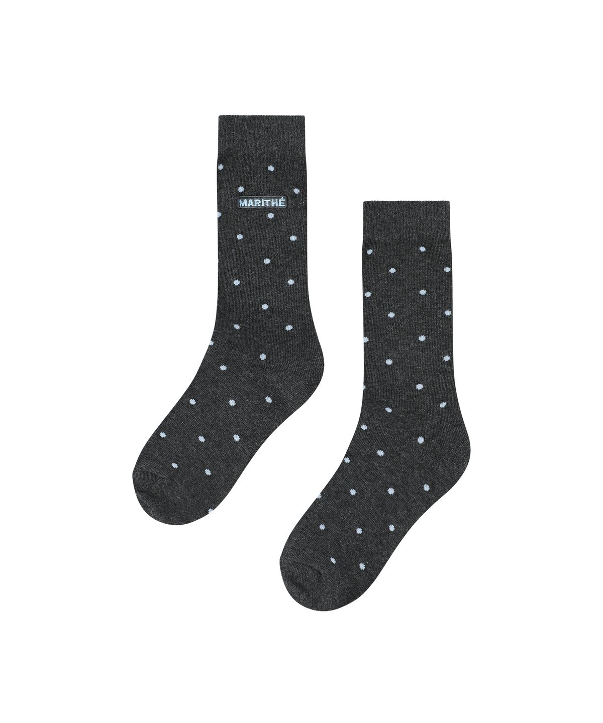 마리떼 프랑소와 저버(MARITHÉ + FRANҪOIS GIRBAUD) MINI POLKA DOT SOCKS charcoal