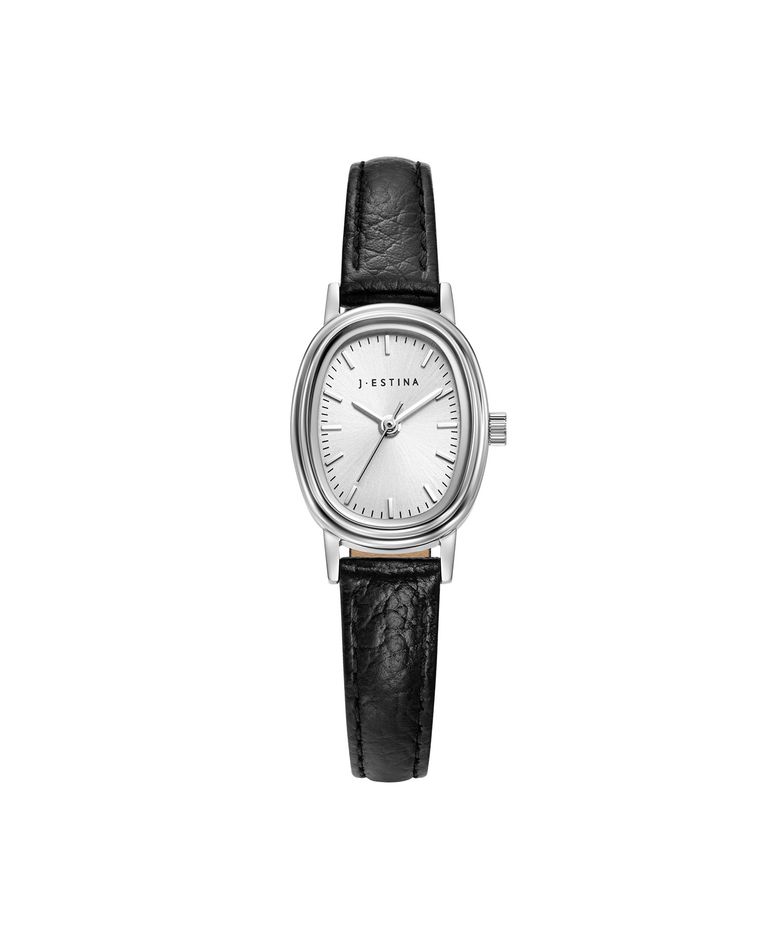 AMICO MIA 가죽 시계 - 화이트 (JWM1LE6BF601WHBK0)