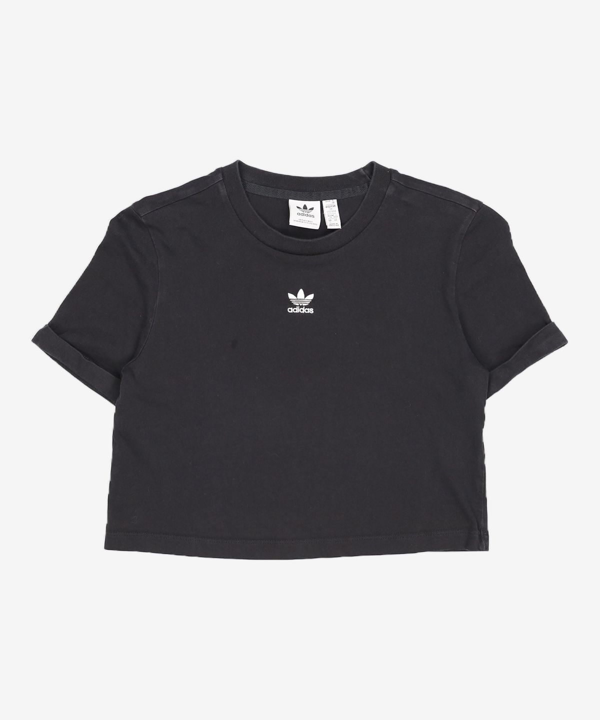 아디다스(ADIDAS) 크롭 탑 - 블랙 / GN2802 38