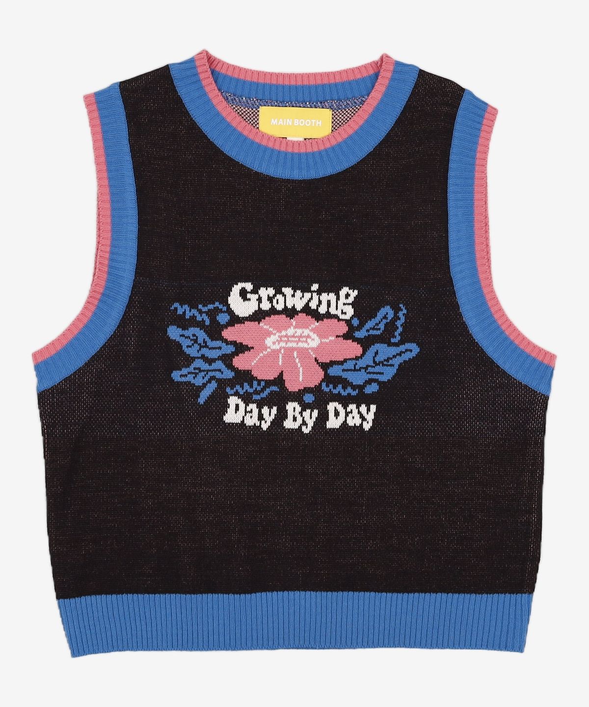 메인부스(MAINBOOTH) Rafflesia Knit Vest(BLACK) M
