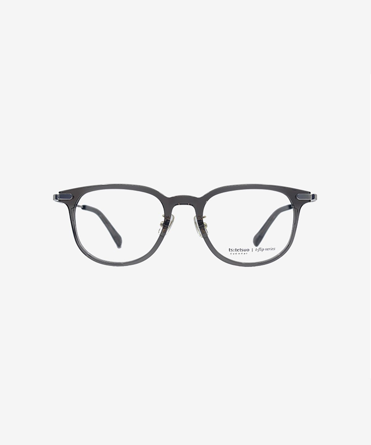 테츠오 아이웨어(TETSUO EYEWEAR) TOMO(토모) 안경테 C2G DARK GRAY