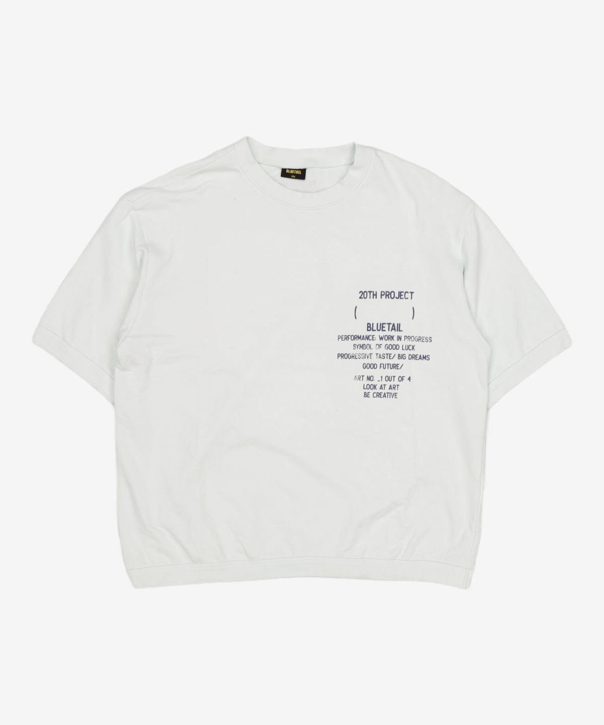 블루테일(BLUETAIL) AZA7TS03MT 민트 반팔 맨투맨 티셔츠 160