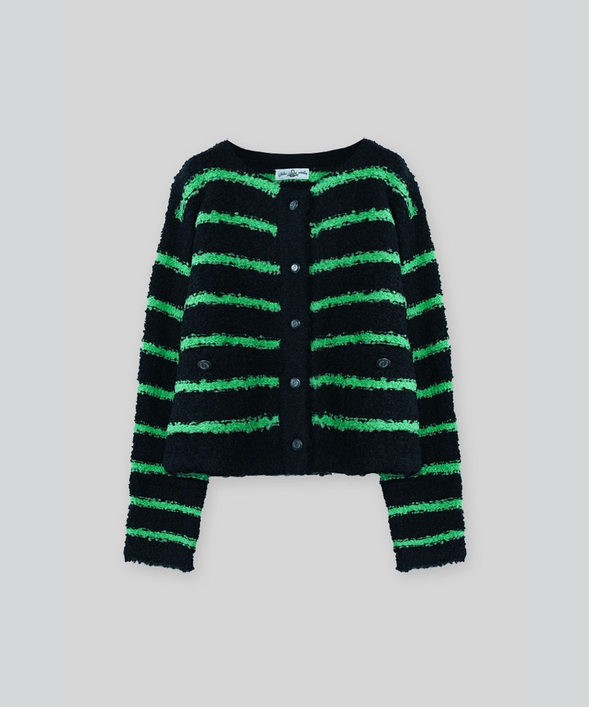 더밀루이(THEMILUI) Ring ring Labms Wool Cardigan (Navy)