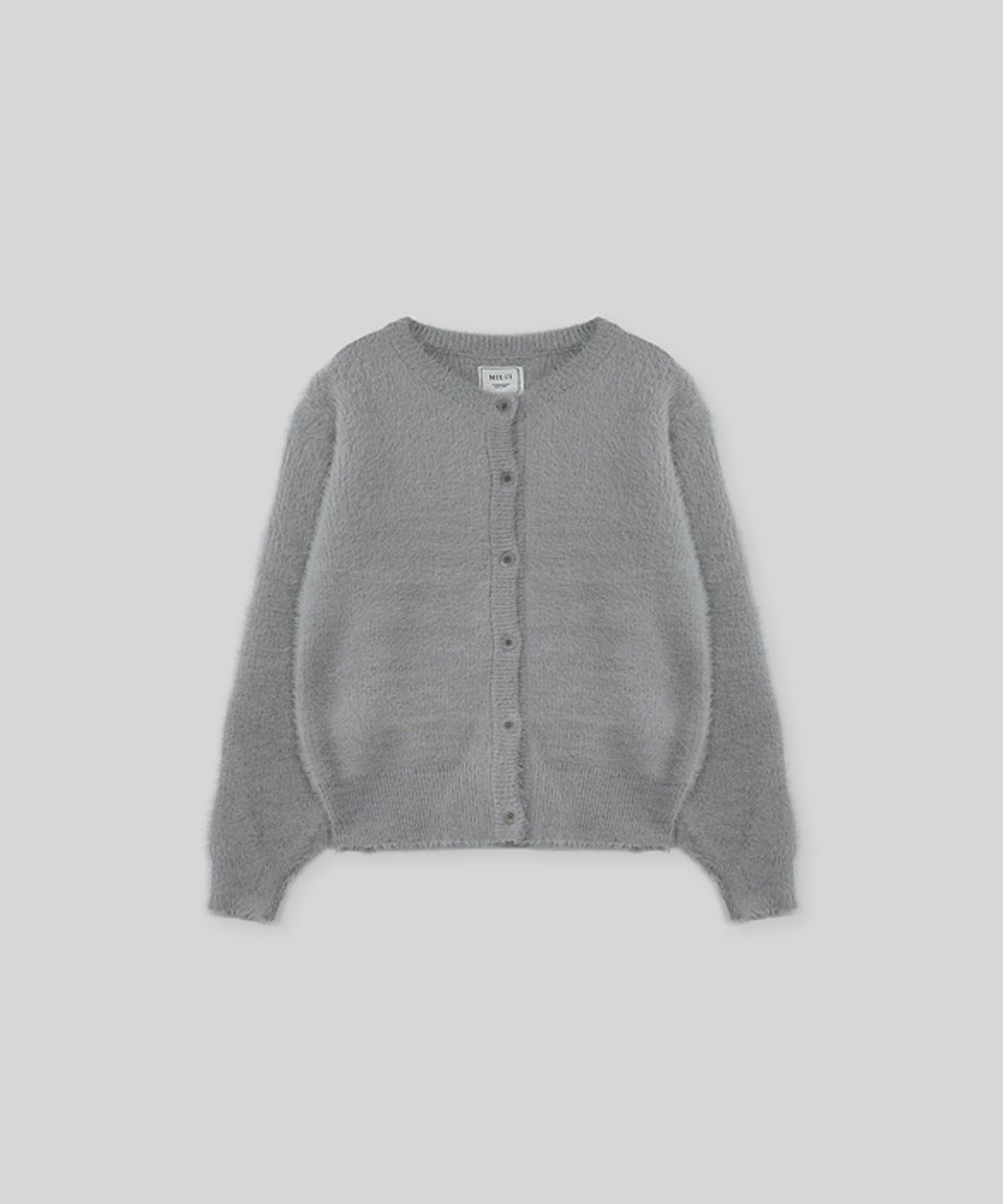 더밀루이(THEMILUI) Terry Angora Cardigan (Gray)