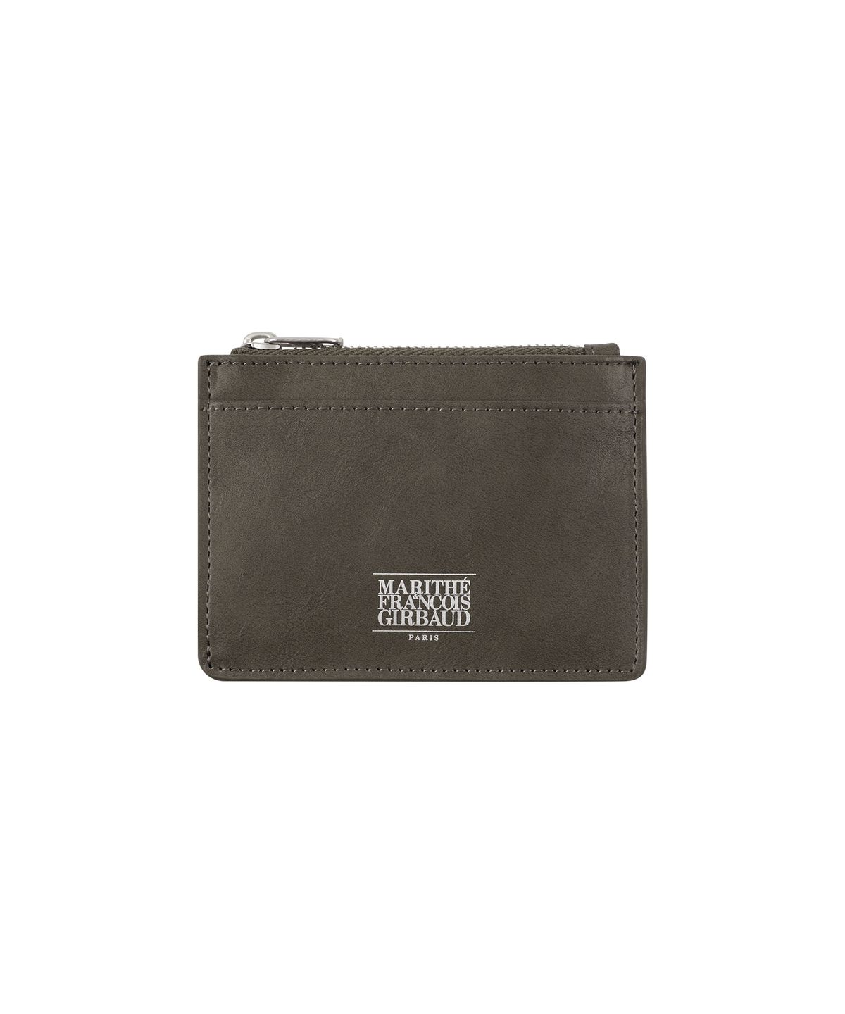 마리떼 프랑소와 저버(MARITHÉ + FRANҪOIS GIRBAUD) CLASSIC LOGO ZIP WALLET brown