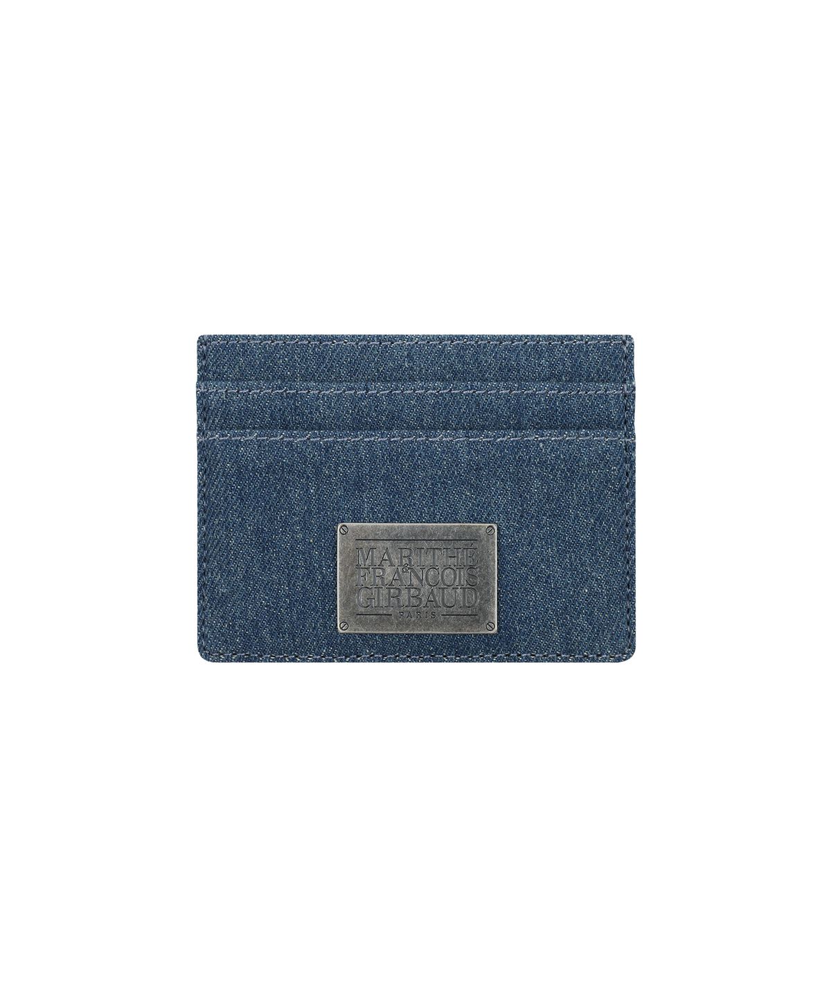 마리떼 프랑소와 저버(MARITHÉ + FRANҪOIS GIRBAUD) CLASSIC LOGO CARD WALLET vintage blue